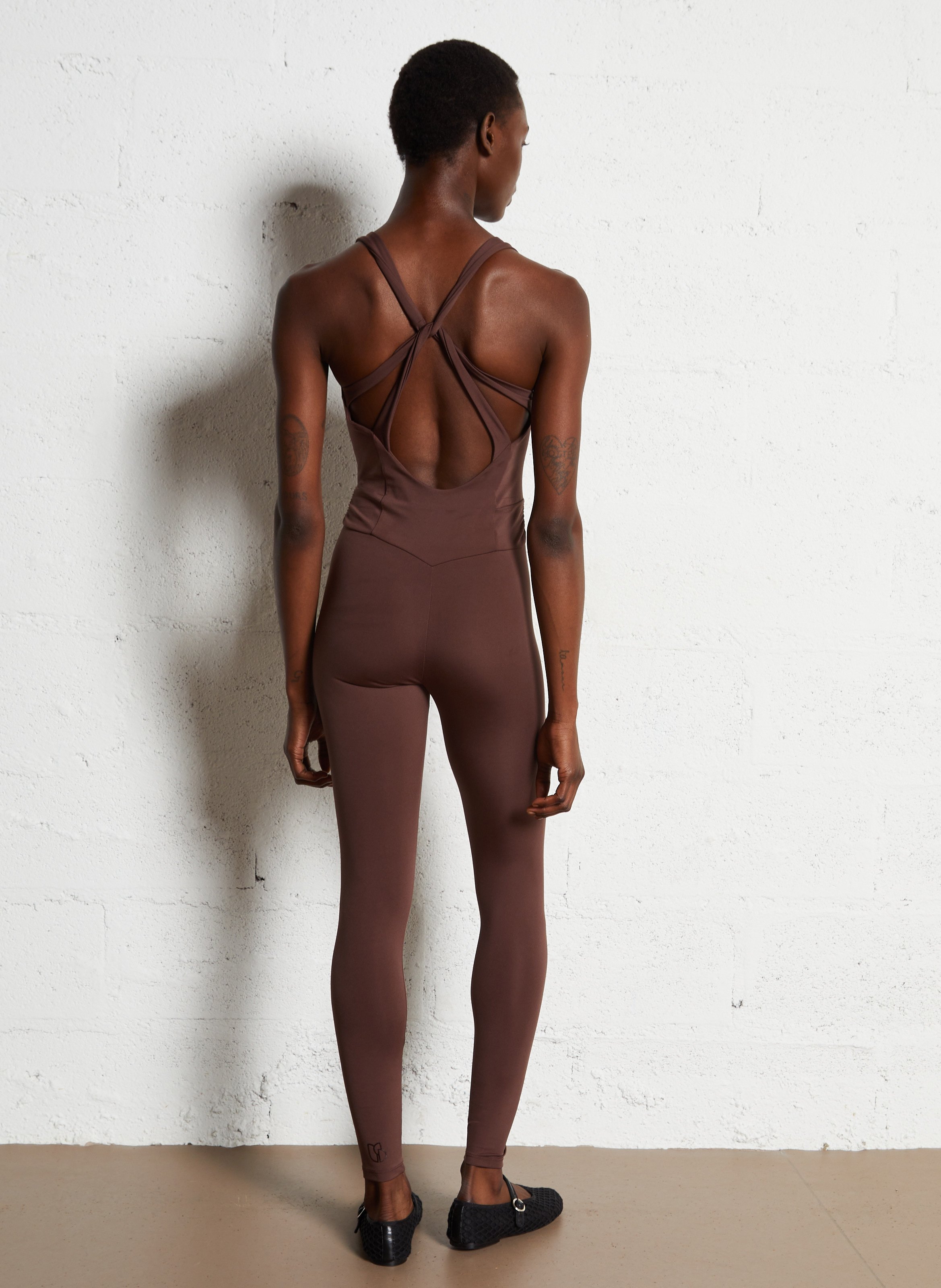 Aansluitende jumpsuit Ginna BA&SH Bruin