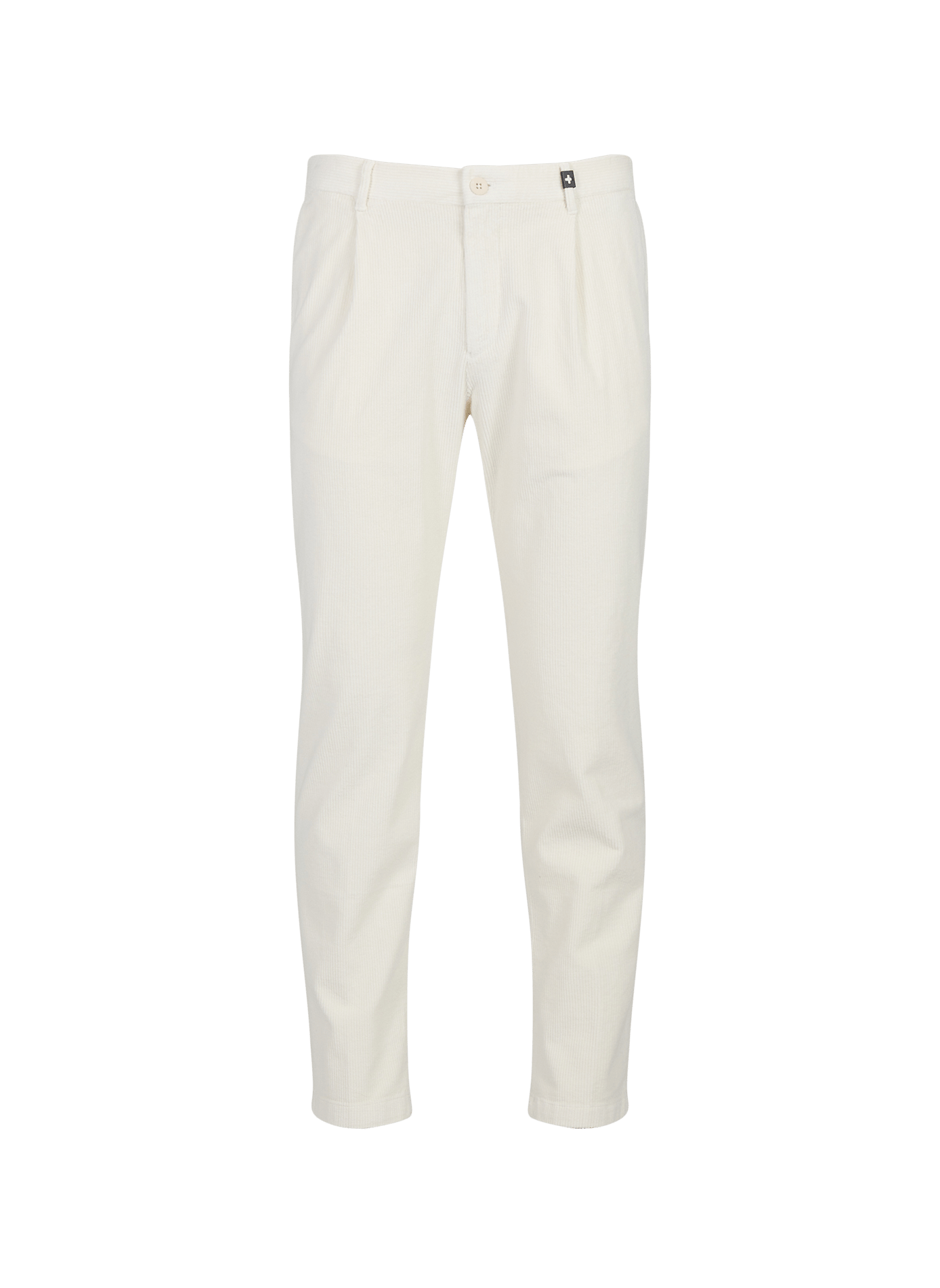 Rechte broek van ribfluweel van katoen STRELLSON Beige