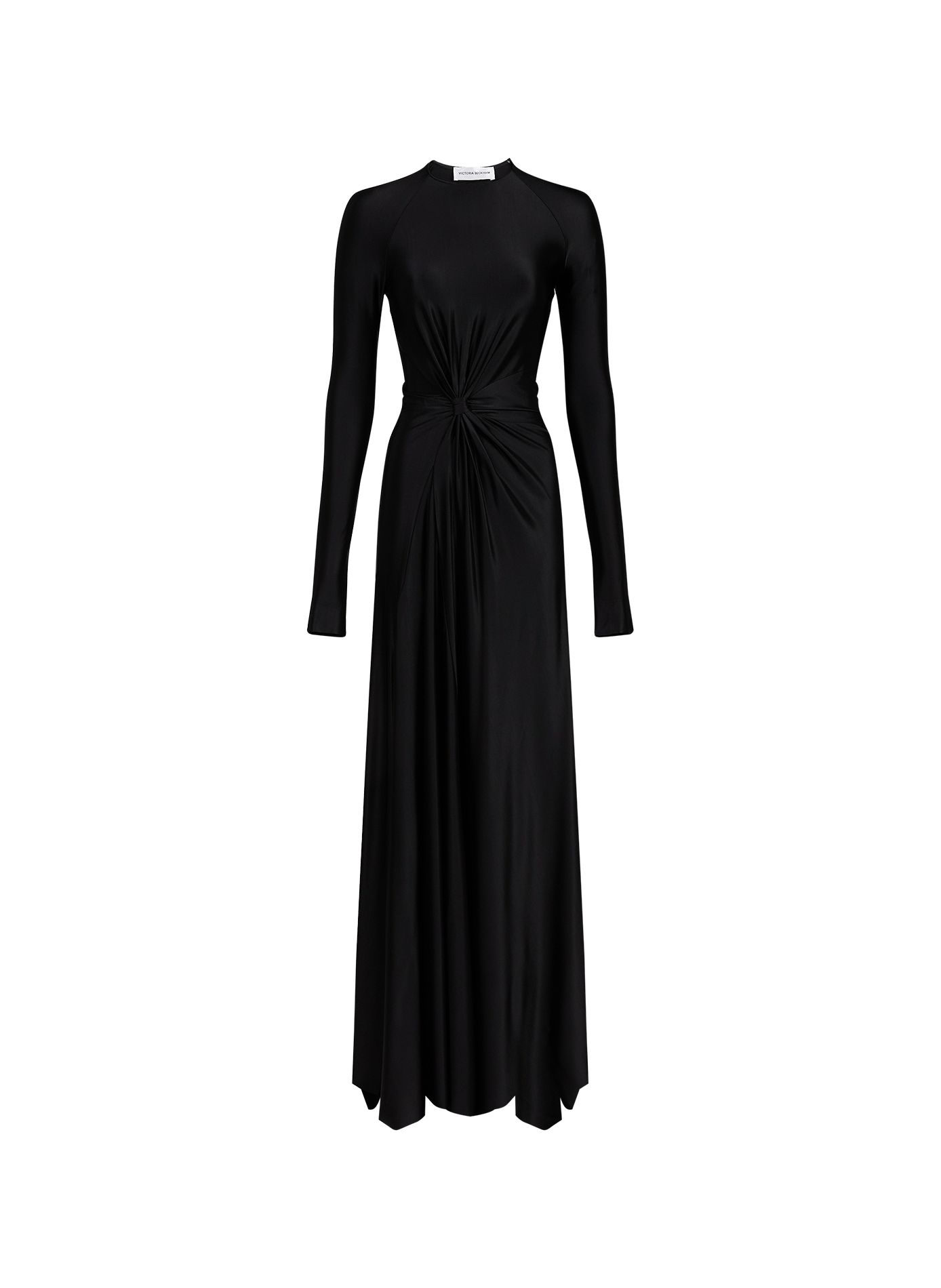 Satin Maxikleid VICTORIA BECKHAM Schwarz