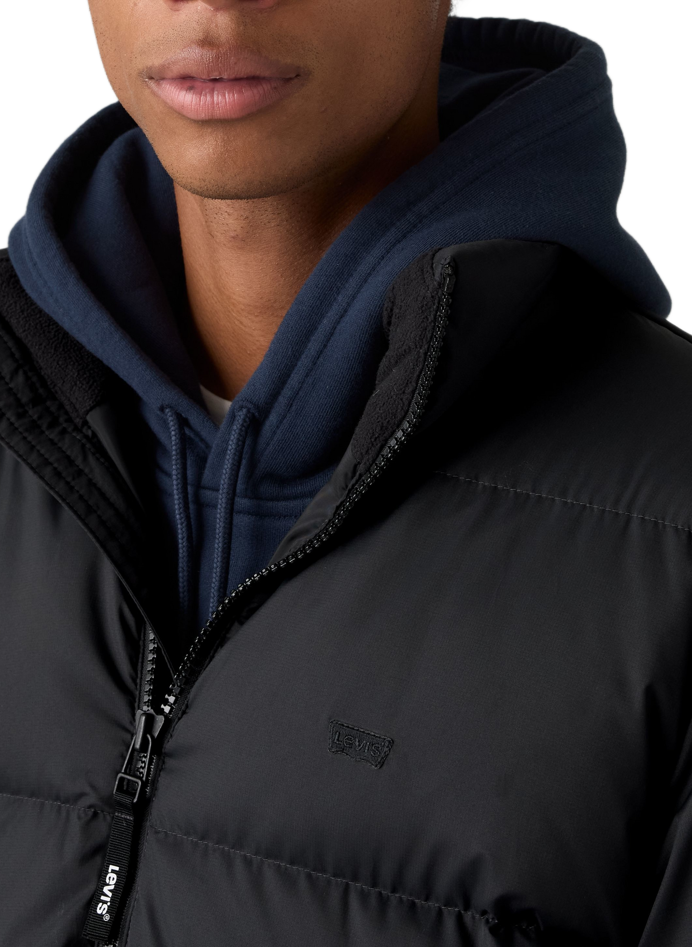 Daunenjacke mit Stehkragen LEVI'S Schwarz