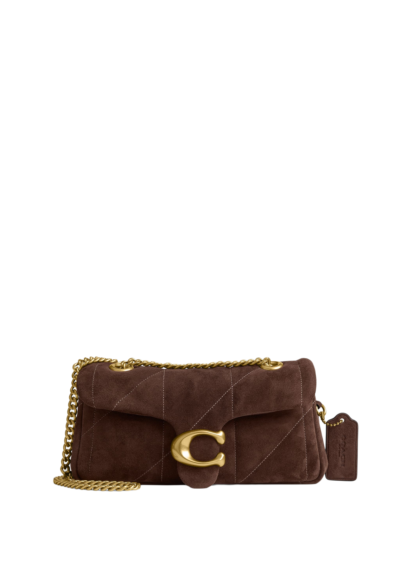 Quilted Leather TABBY 20 Shoulder Bag COACH Brown