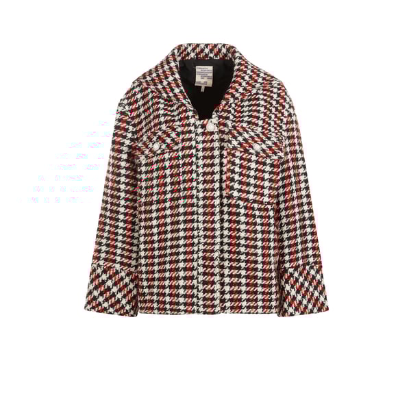 Manteau Bronco en tweed avec polyester recyclé mélangé