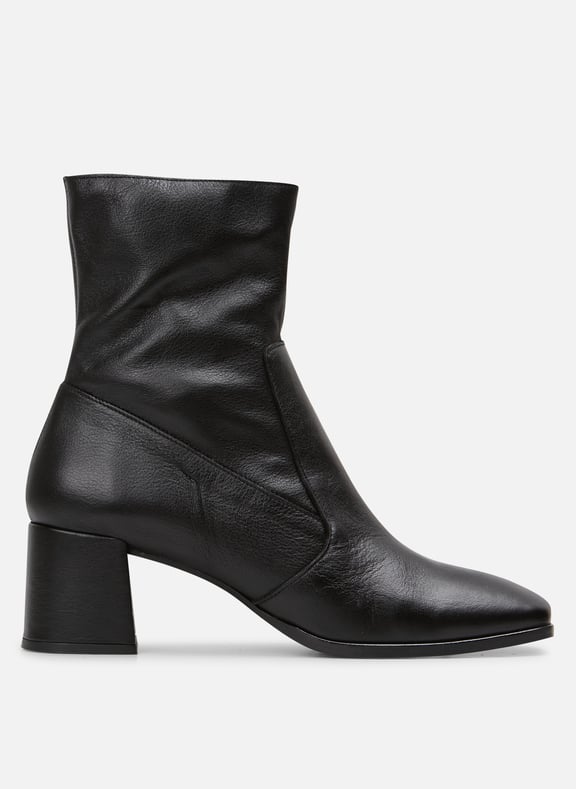 Bottines en cuir argentat Noir by JONAK JONAK Bottines en cuir argentat Noir