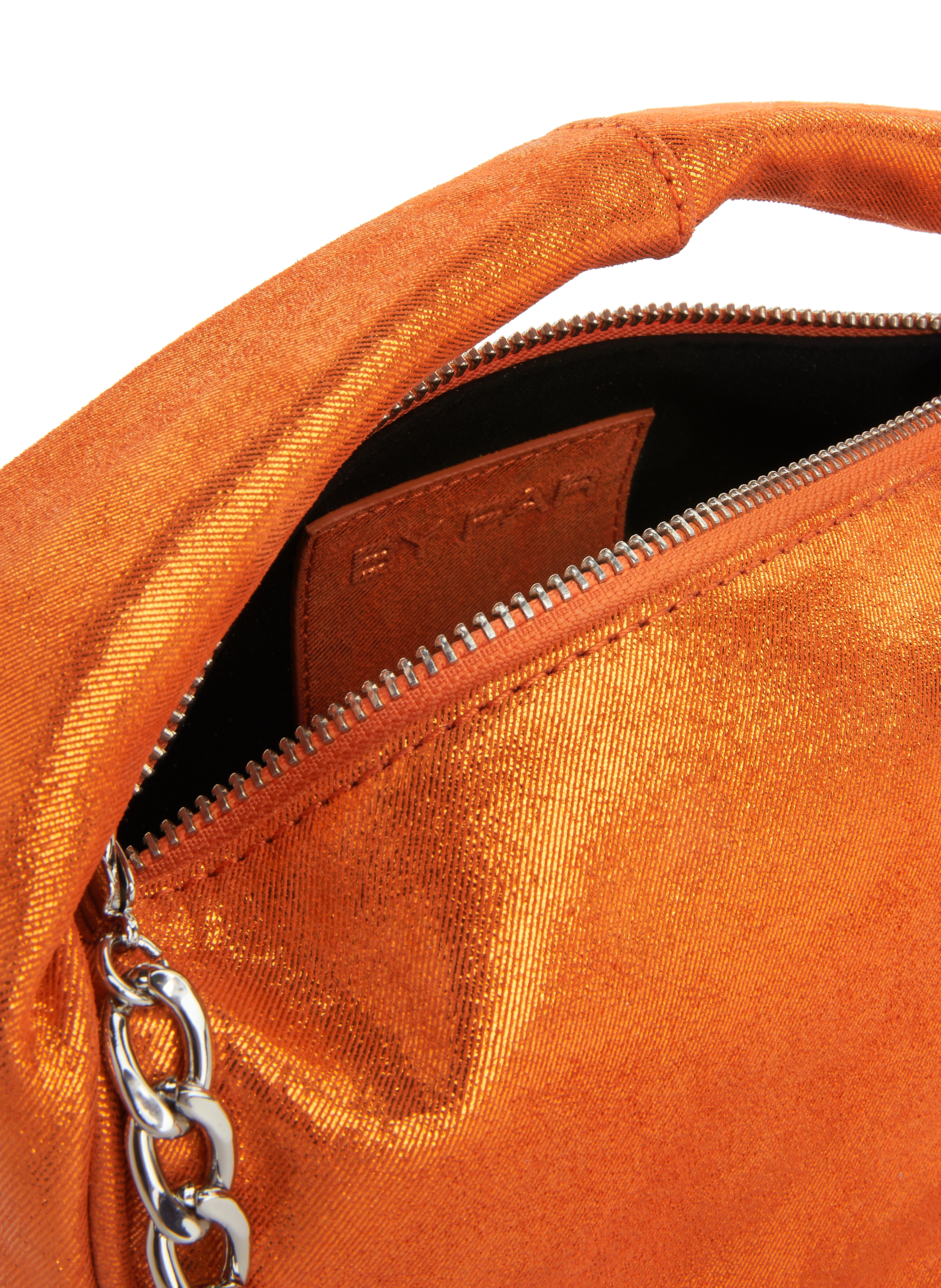 Sac à main en cuir BY FAR Orange