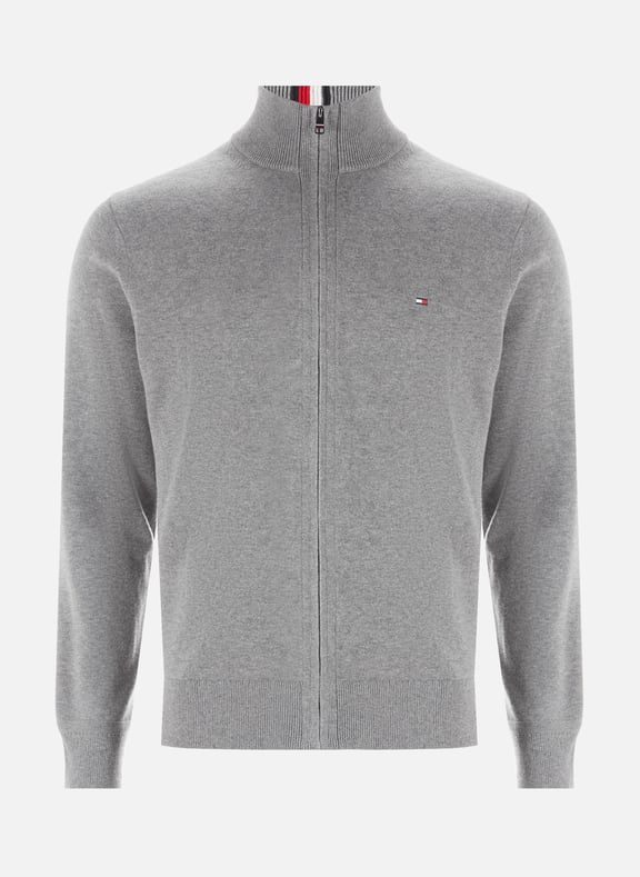 ZIP UP COTTON AND CASHMERE VEST TOMMY HILFIGER for MEN Printemps