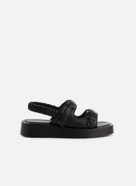 ELLEME Loop flat sandals Black