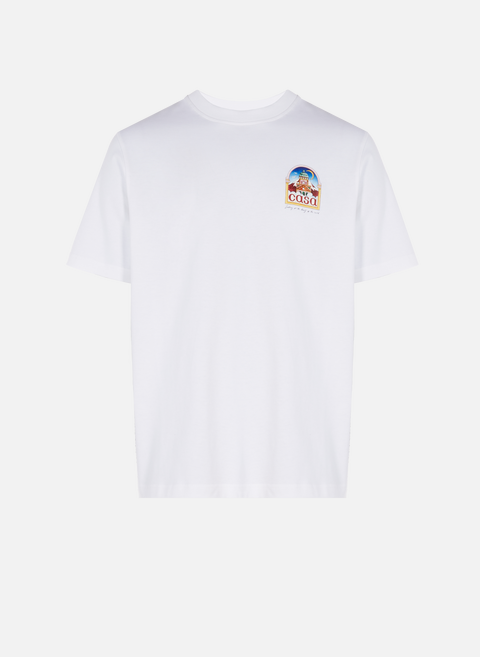 Tee-shirt en coton Vue de l'Arche  MulticoloreCASABLANCA PARIS 
