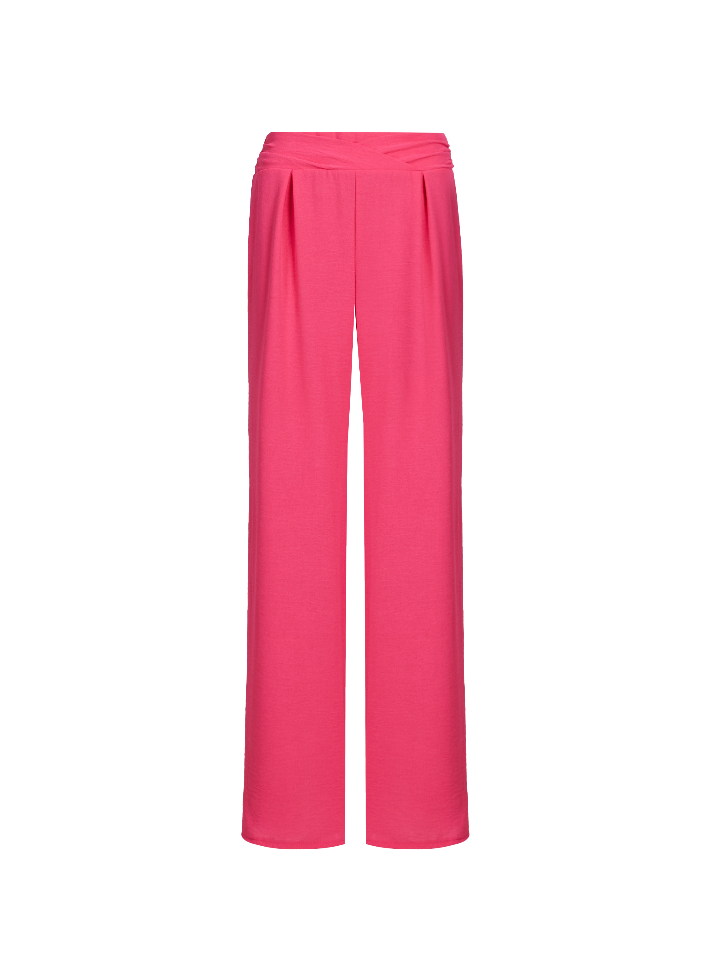 Pantalon droit et fluide AU PRINTEMPS PARIS Rose