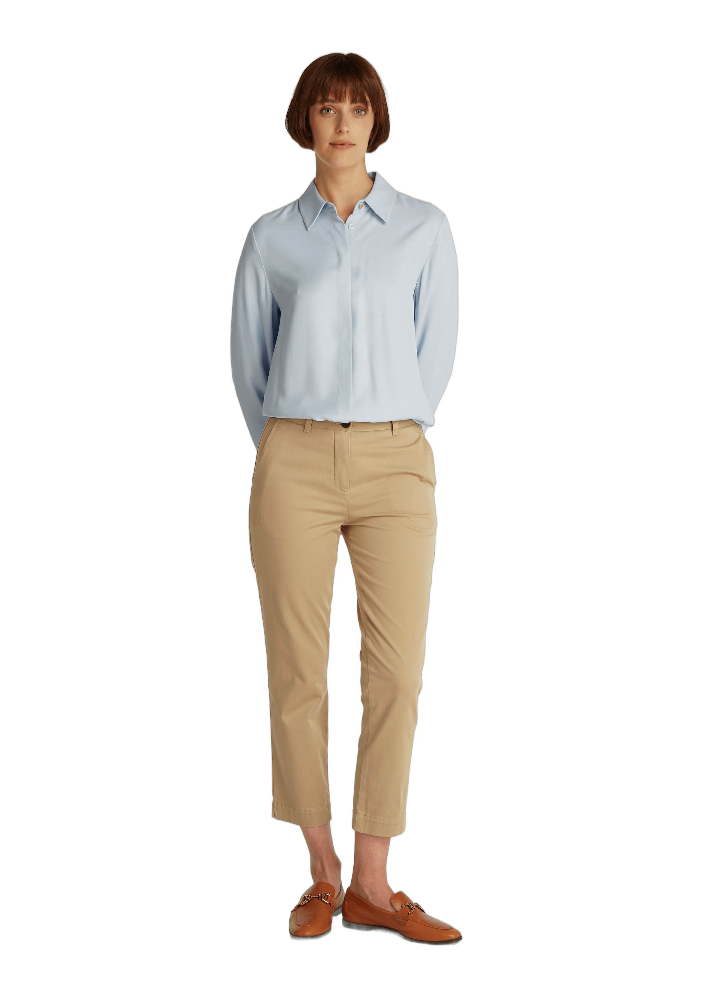 Pantalon cigarette  TOMMY HILFIGER Beige