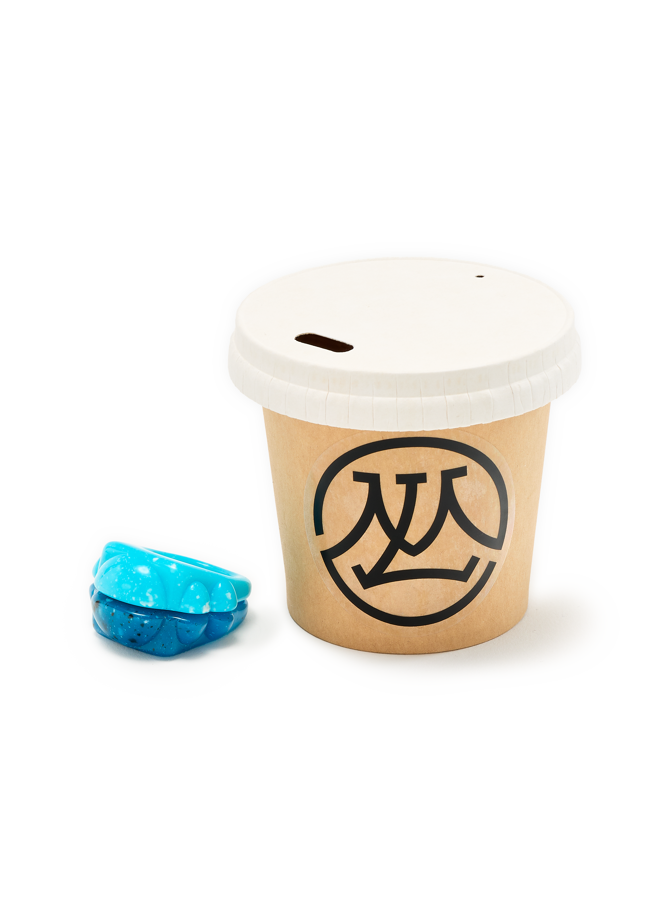 Bague Half Marmagnum  LA MANSO Bleu