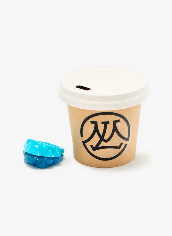 Half Marmagnum Ring | Blue by LA MANSO Half Marmagnum Ring Blue