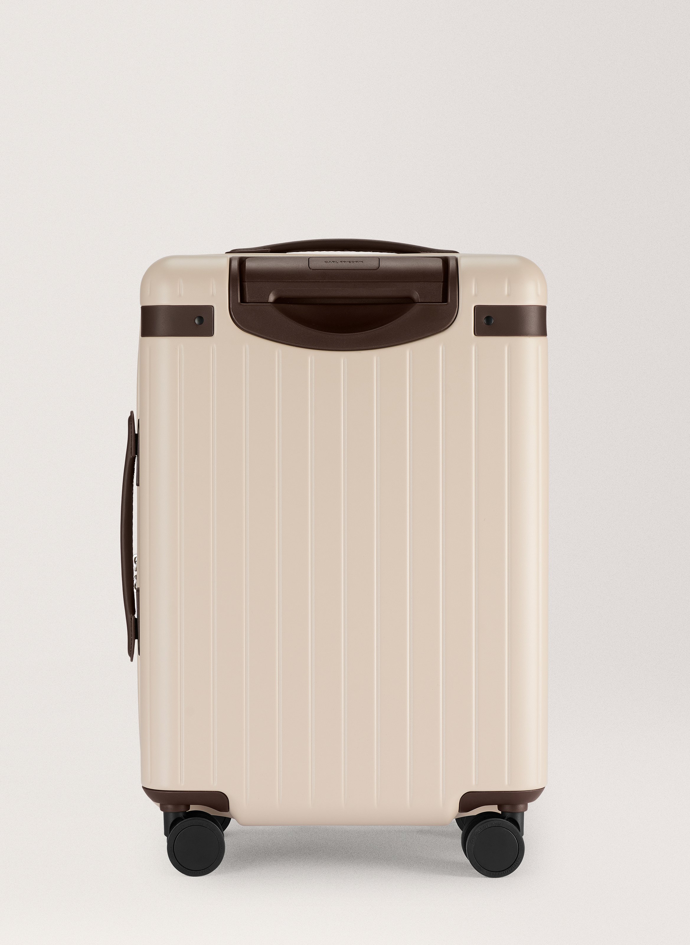 Valise 'the carry-on' en polycarbonate à fermeture zippée CARL FRIEDRIK Beige