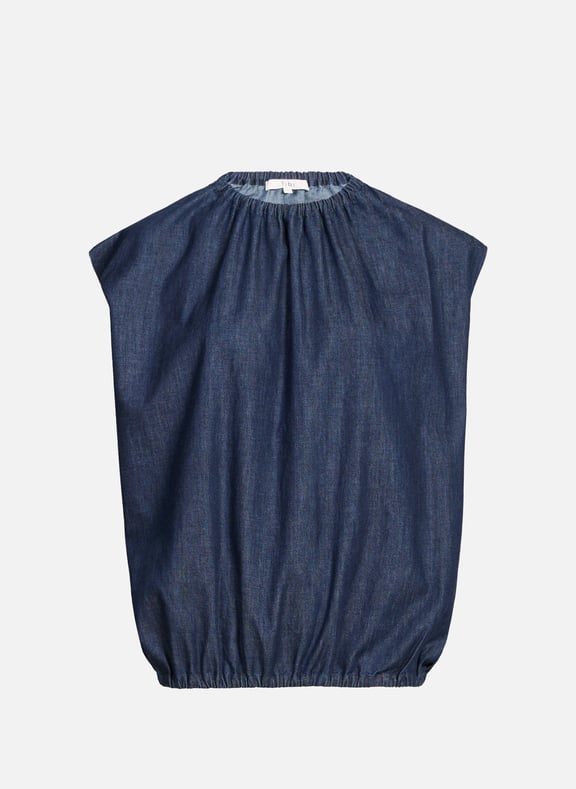 Top effet jean Bleu by TIBI TIBI Top effet jean Bleu