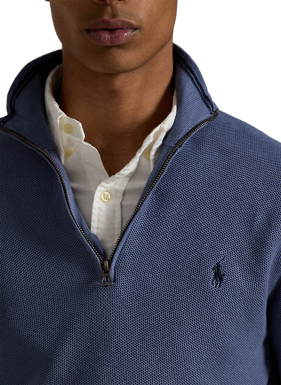 Cotton high-neck jumper POLO RALPH LAUREN Blue