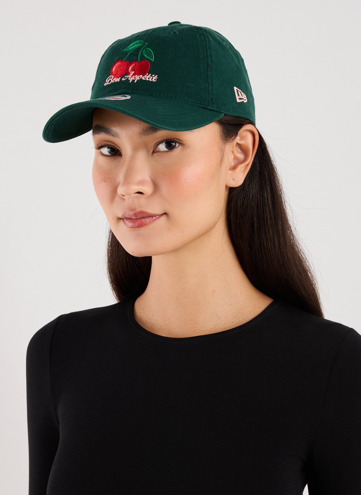 Casquette brodé en coton NEW ERA Vert