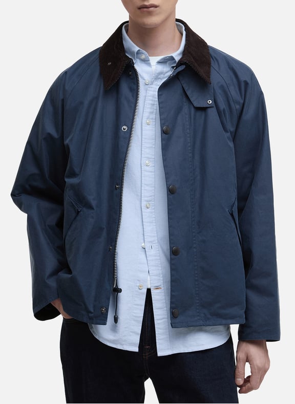 Cotton outerwear jacket Blue by BARBOUR BARBOUR Cotton outerwear jacket Blue