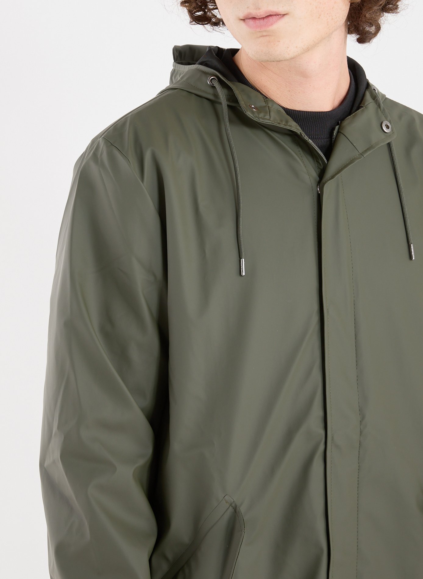 Imperméable en polyester RAINS Kaki