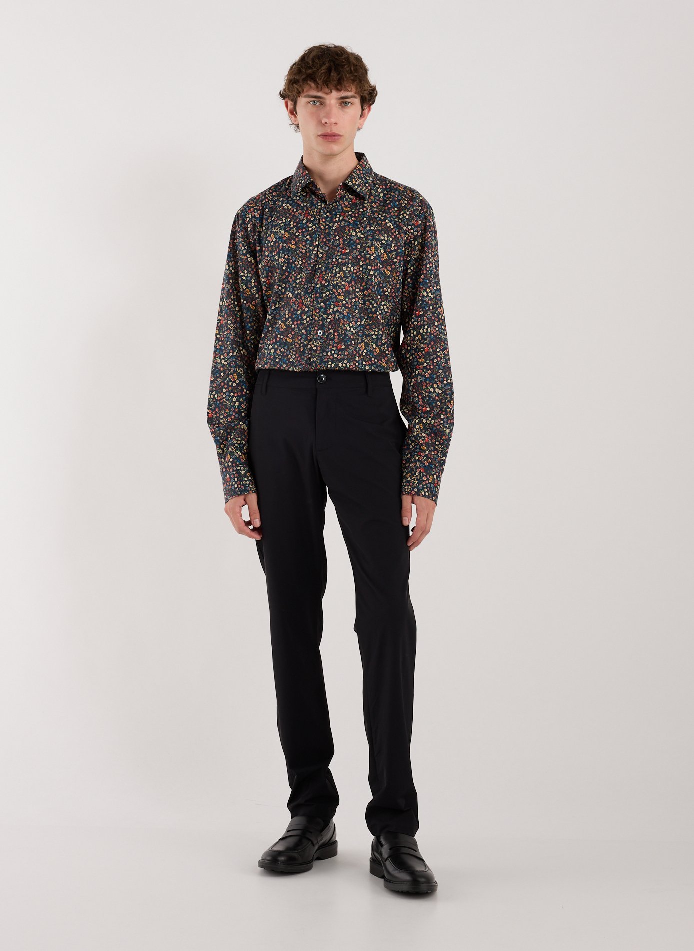 Chemise en coton à imprimé florale  PAUL SMITH Multicolore