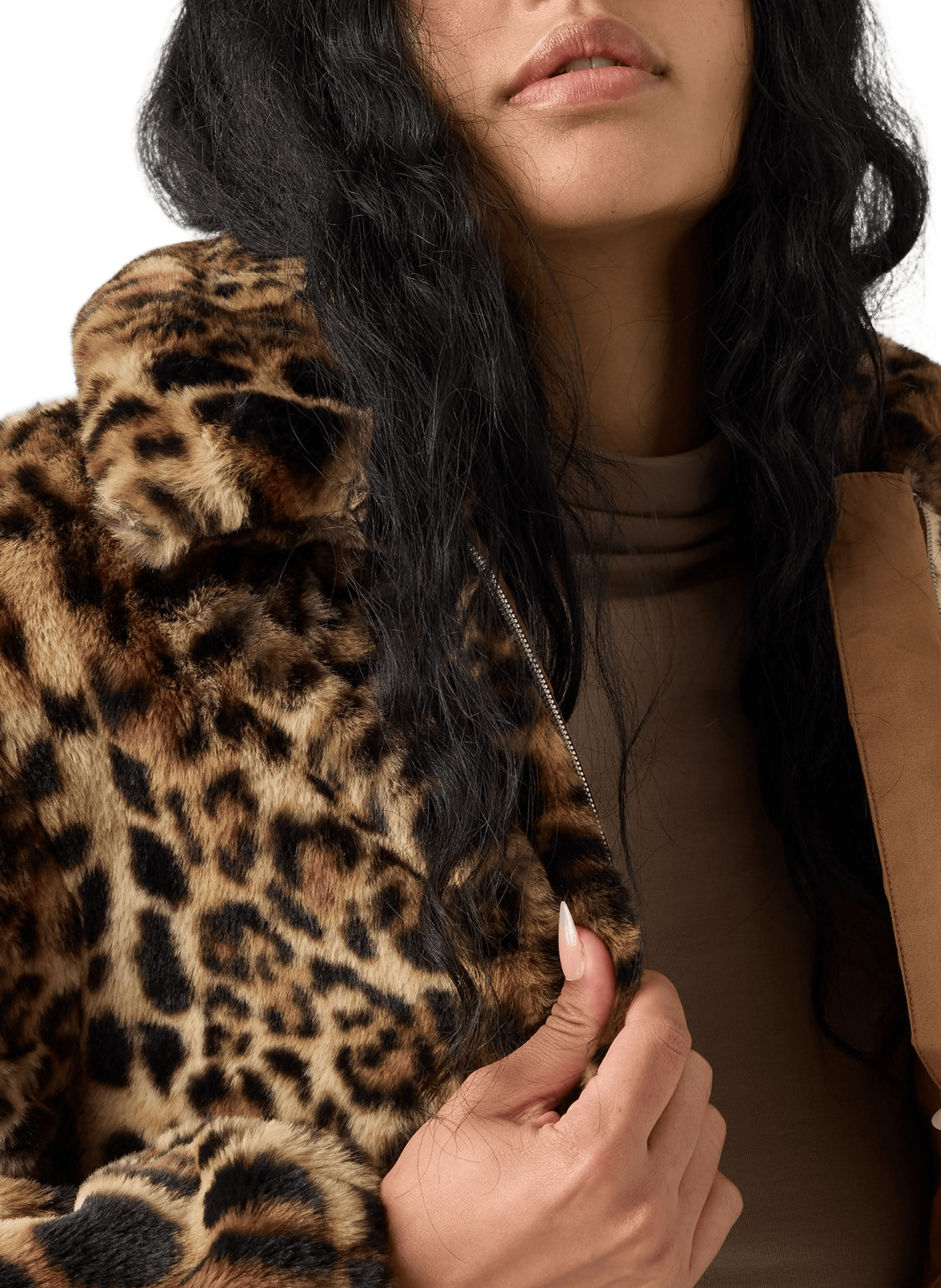 Manteau léopard col classique LEVI&#039;S Multicolore