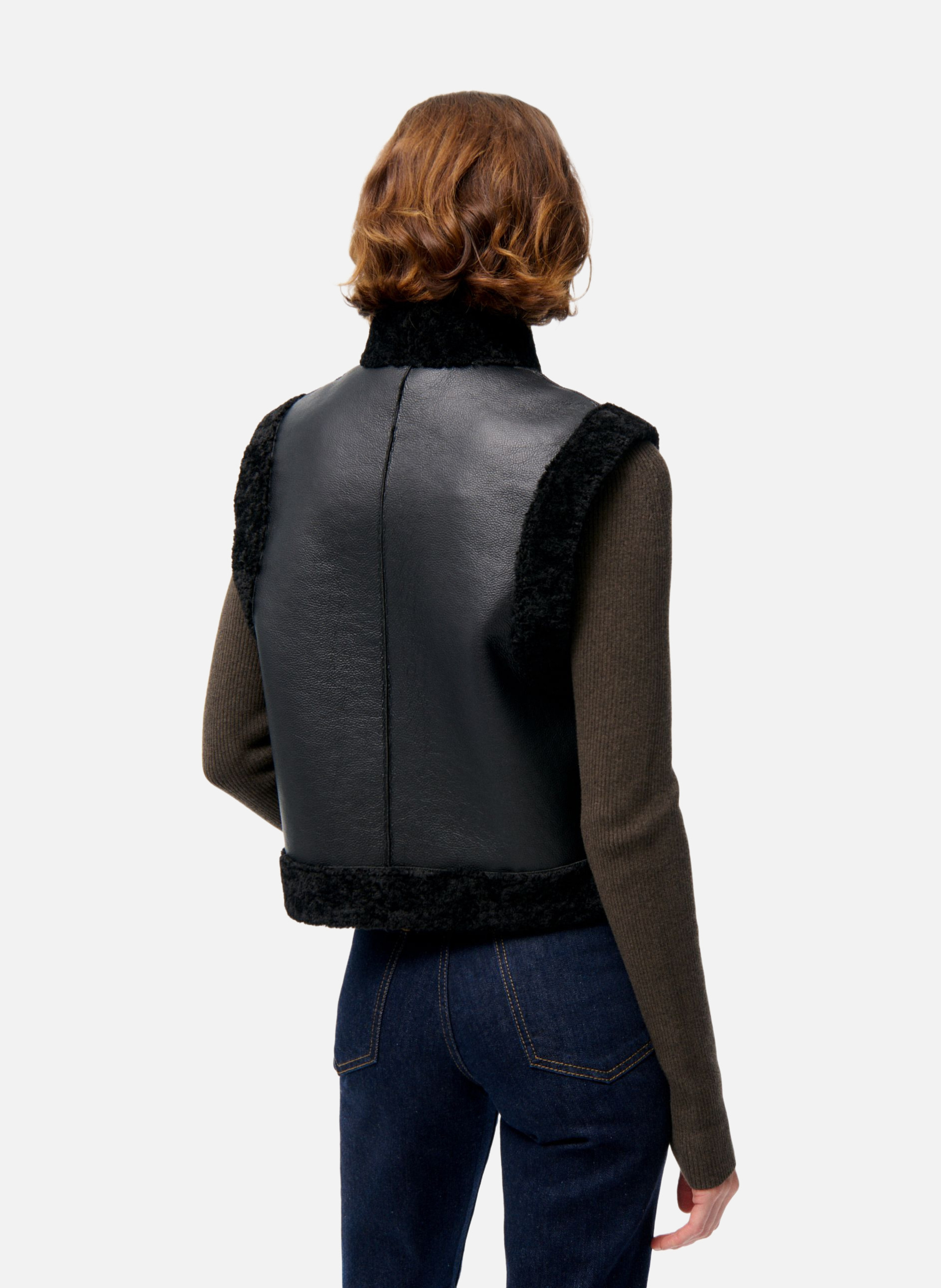 Gilet sans manche daman VANESSA BRUNO Noir