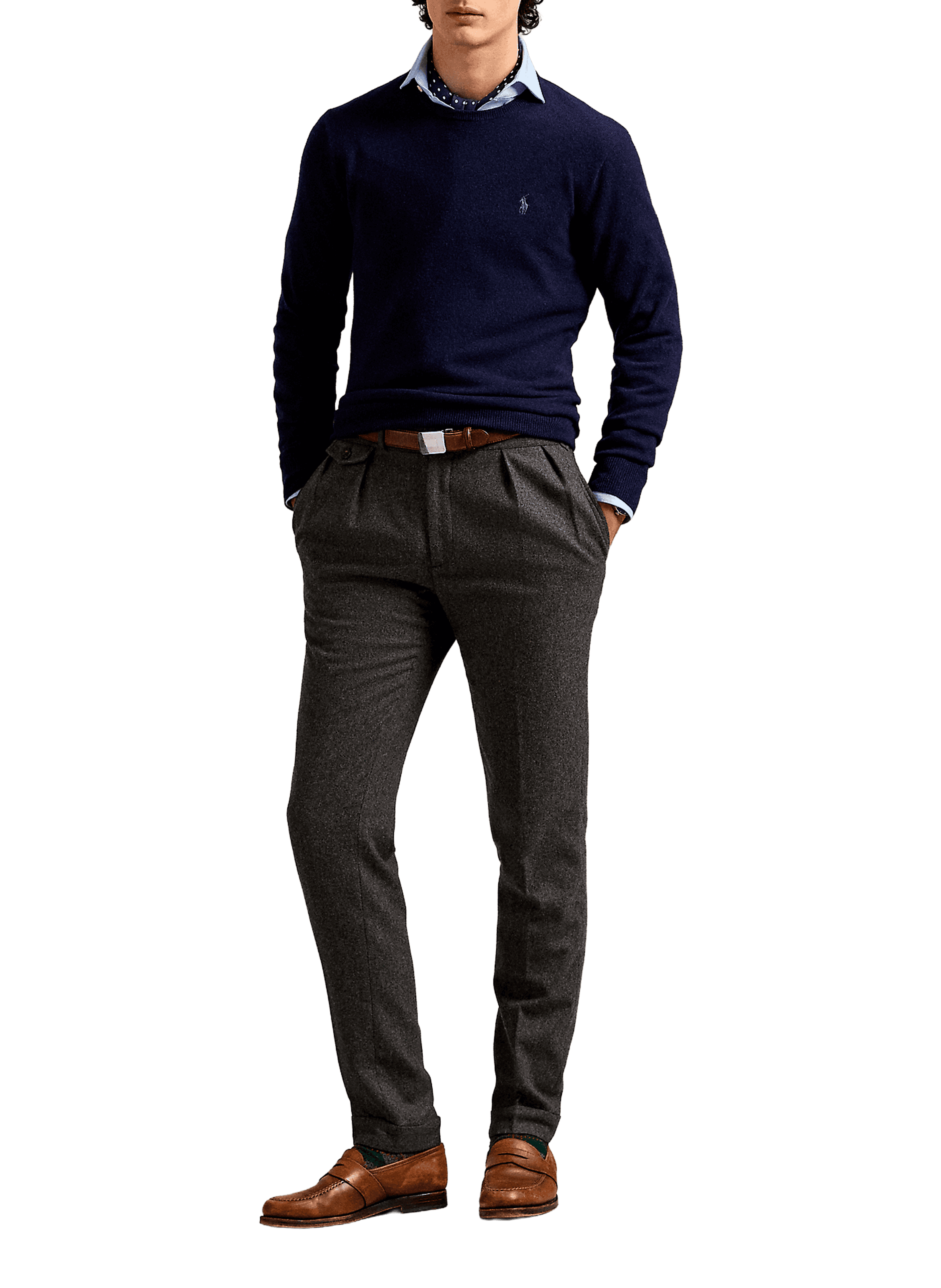  Round-neck wool jumper POLO RALPH LAUREN Blue