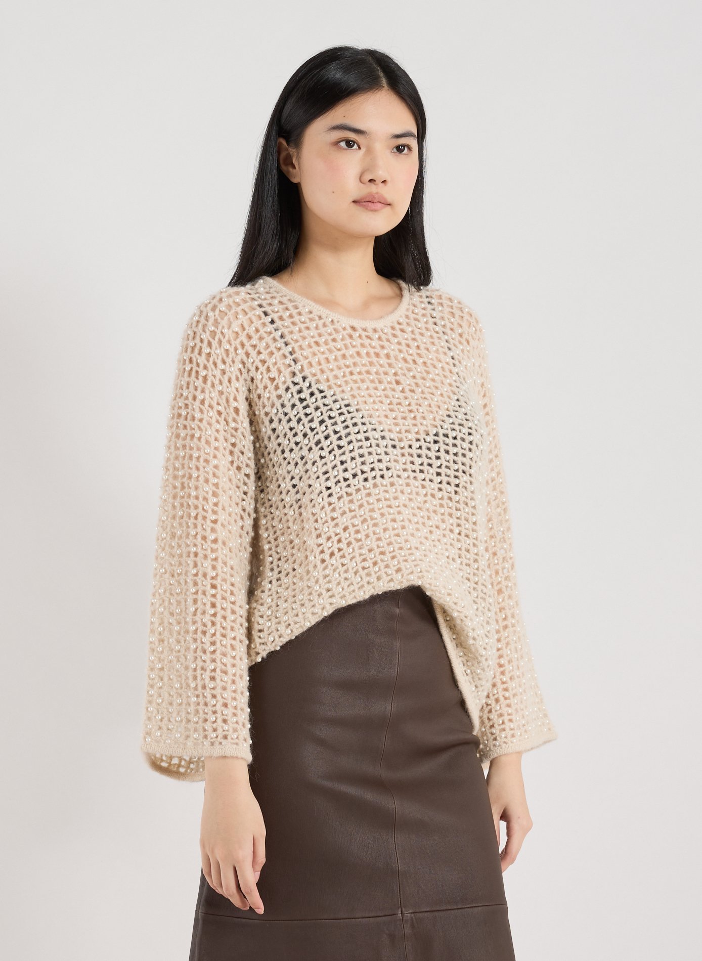 BY MALENE BIRGER Wool blend Jumper Grey