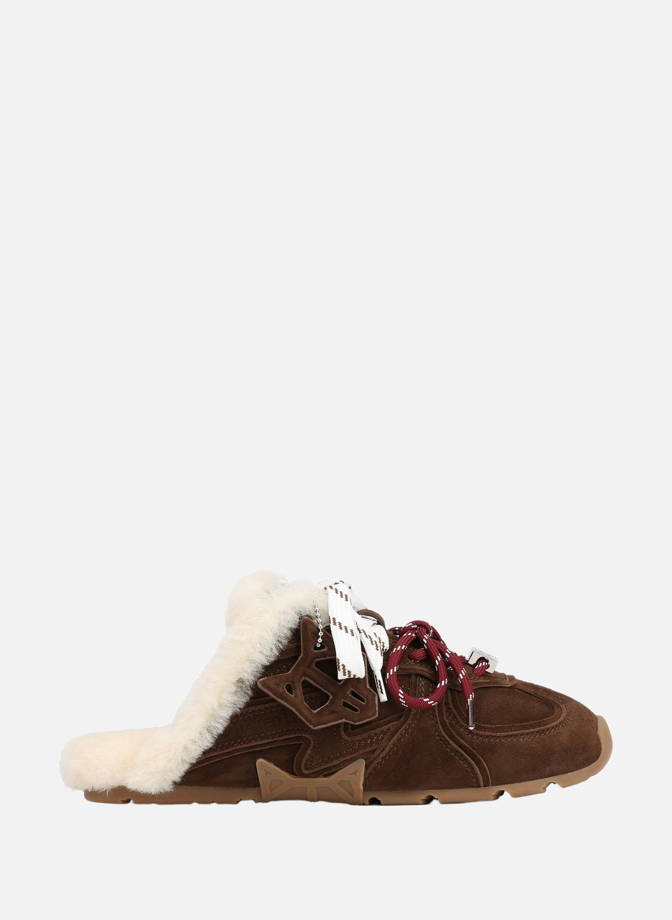Mules adorn NAKED WOLFE Marron