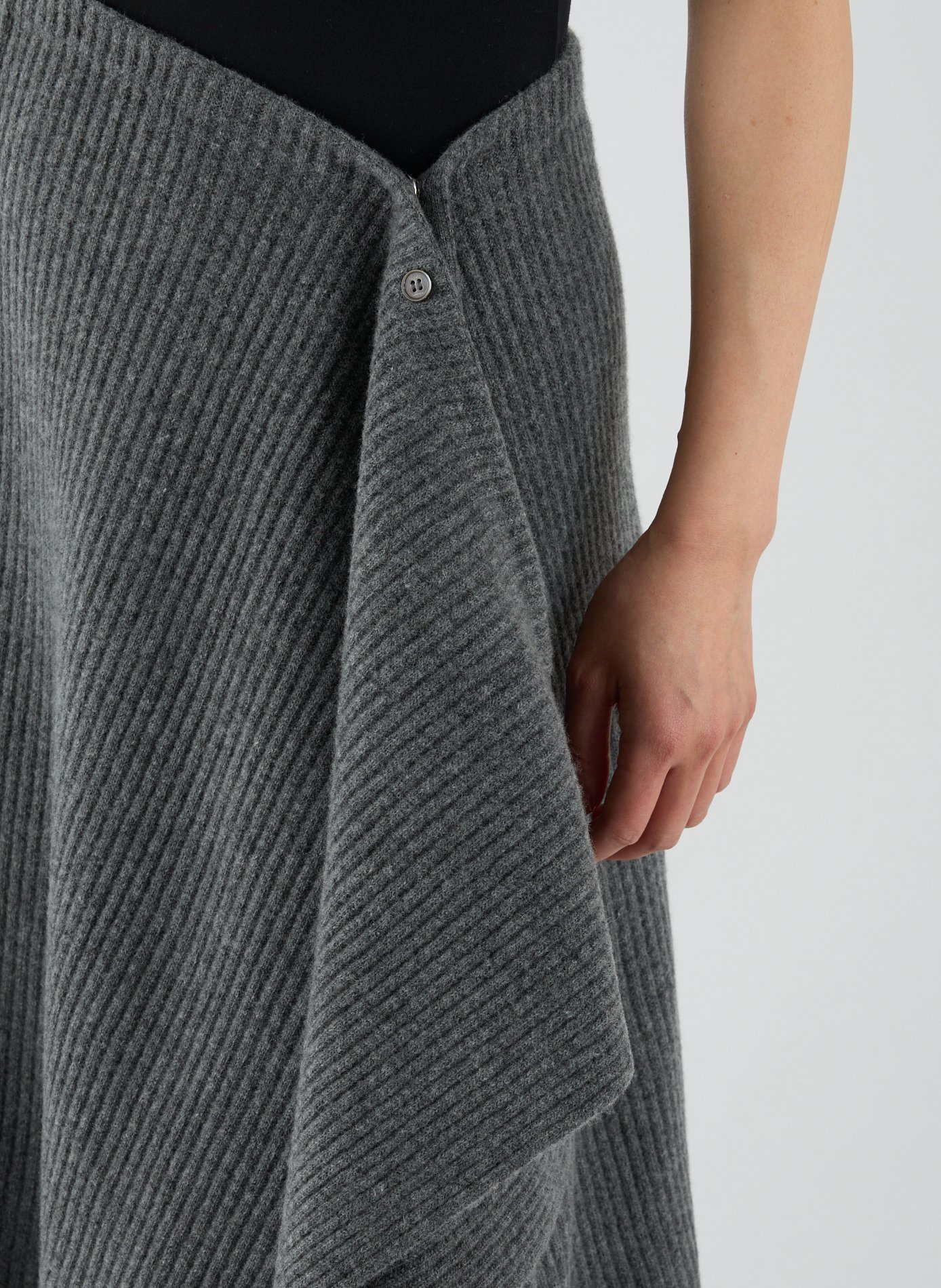 Asymmetrical cardigan EENK Grey
