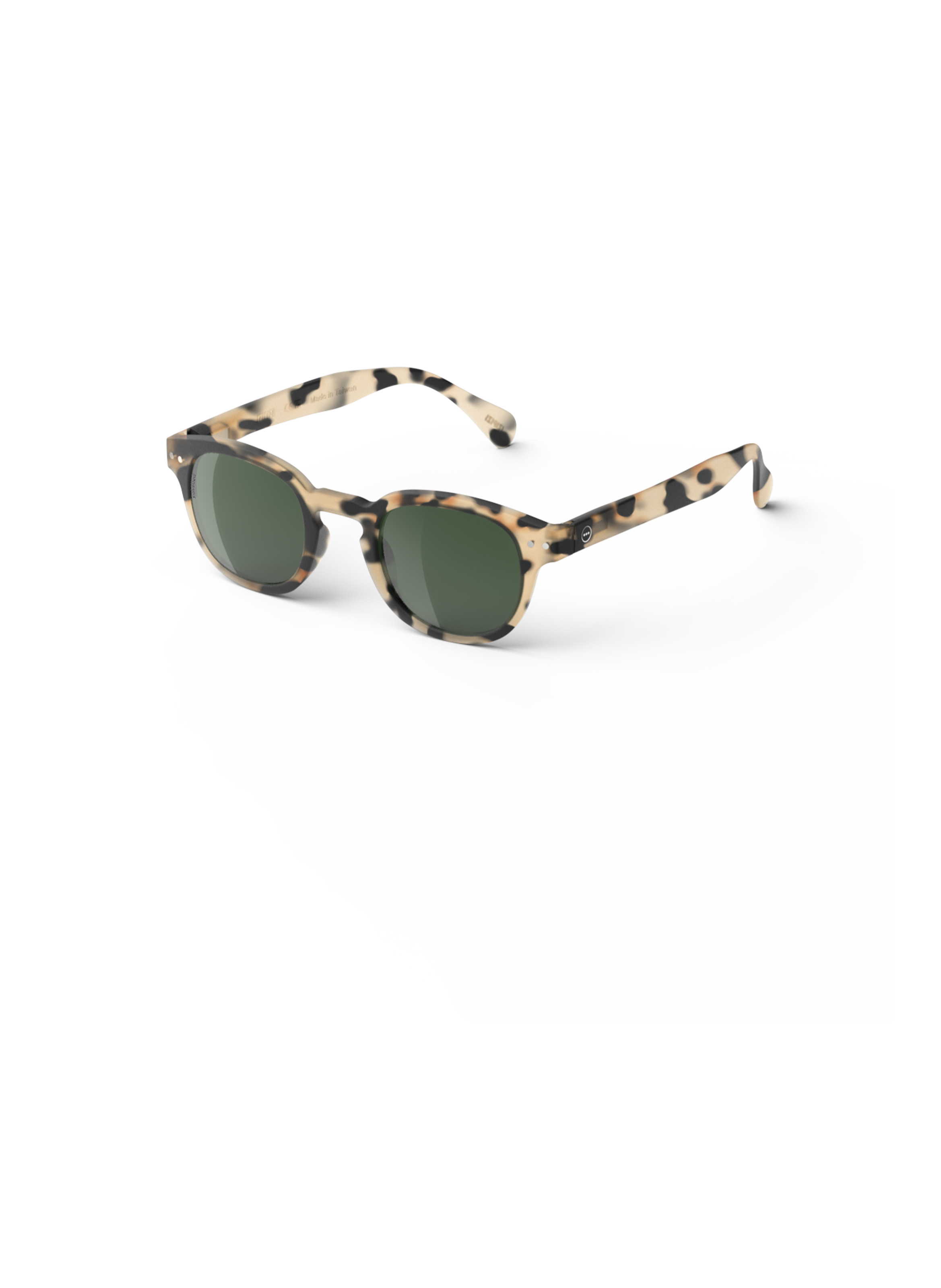 Lunettes de soleil tie and dye arrondies IZIPIZI Blanc