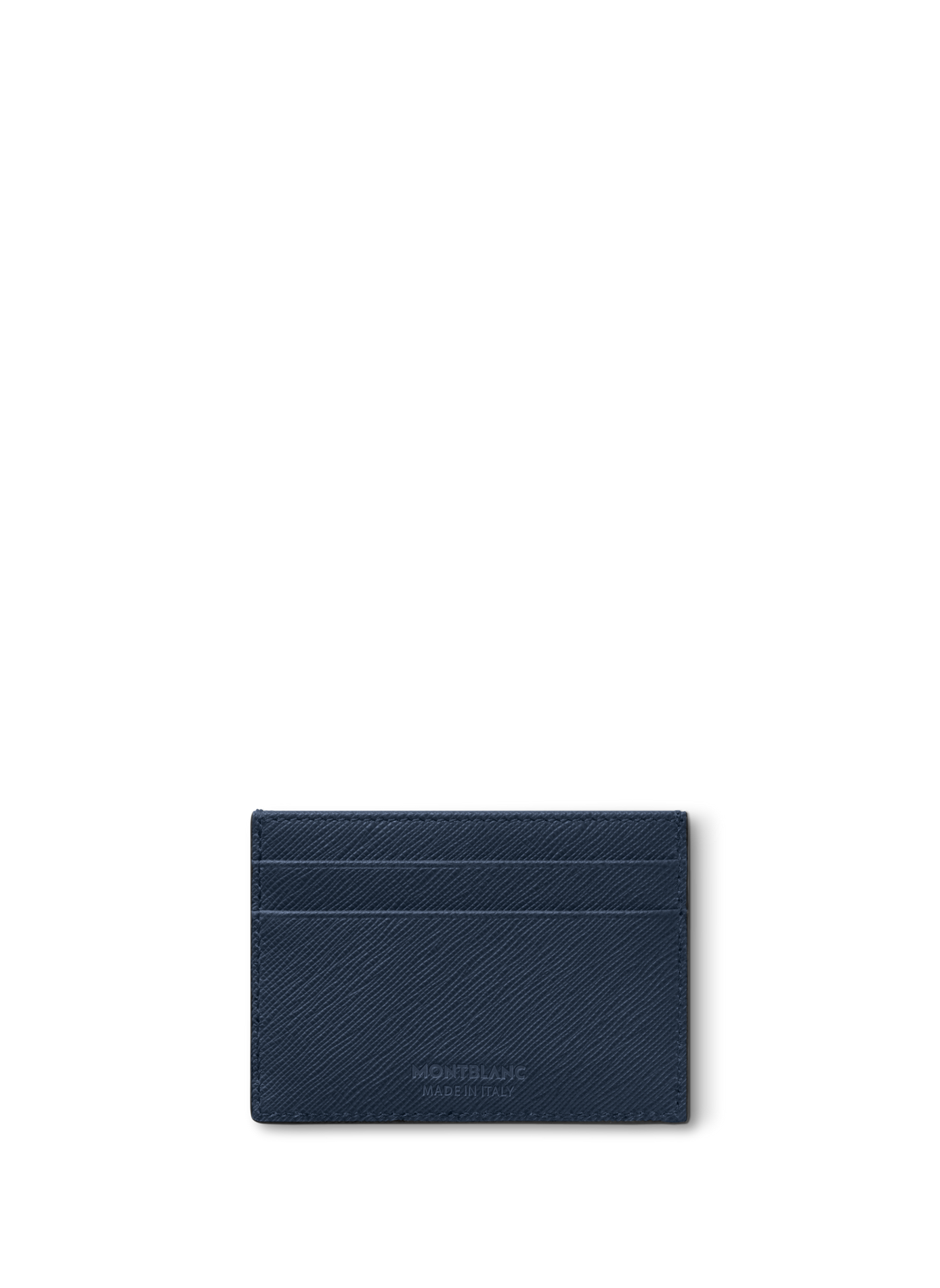  Leather card holder MONTBLANC Blue