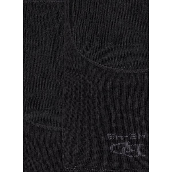 Dore Dore Chaussette Basses Avec Bandes Anti-glisse In Black