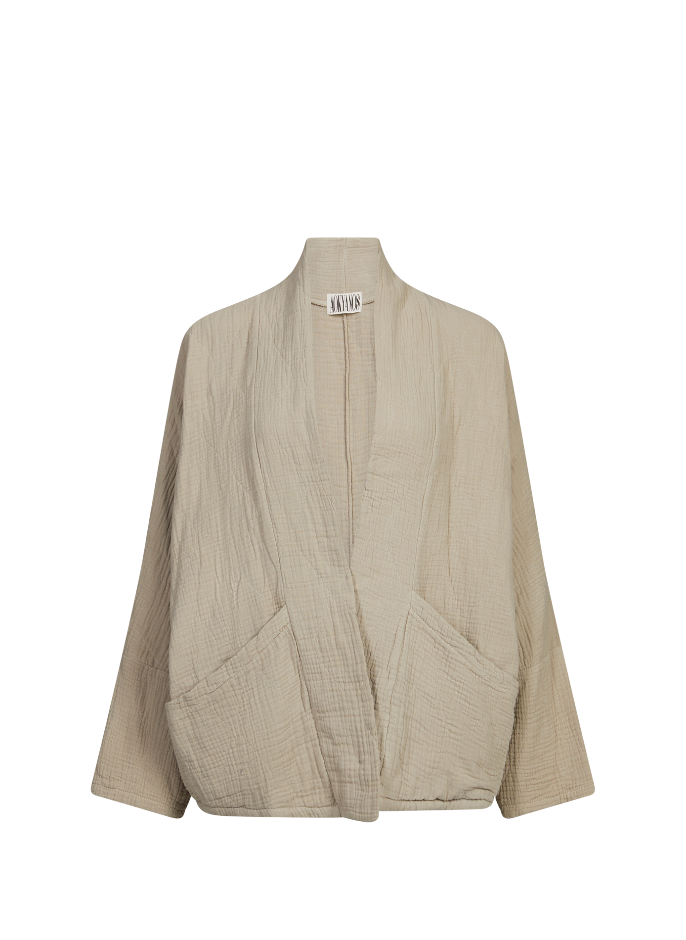 Jacket Chicago in quilted cotton AOKYANOS Beige
