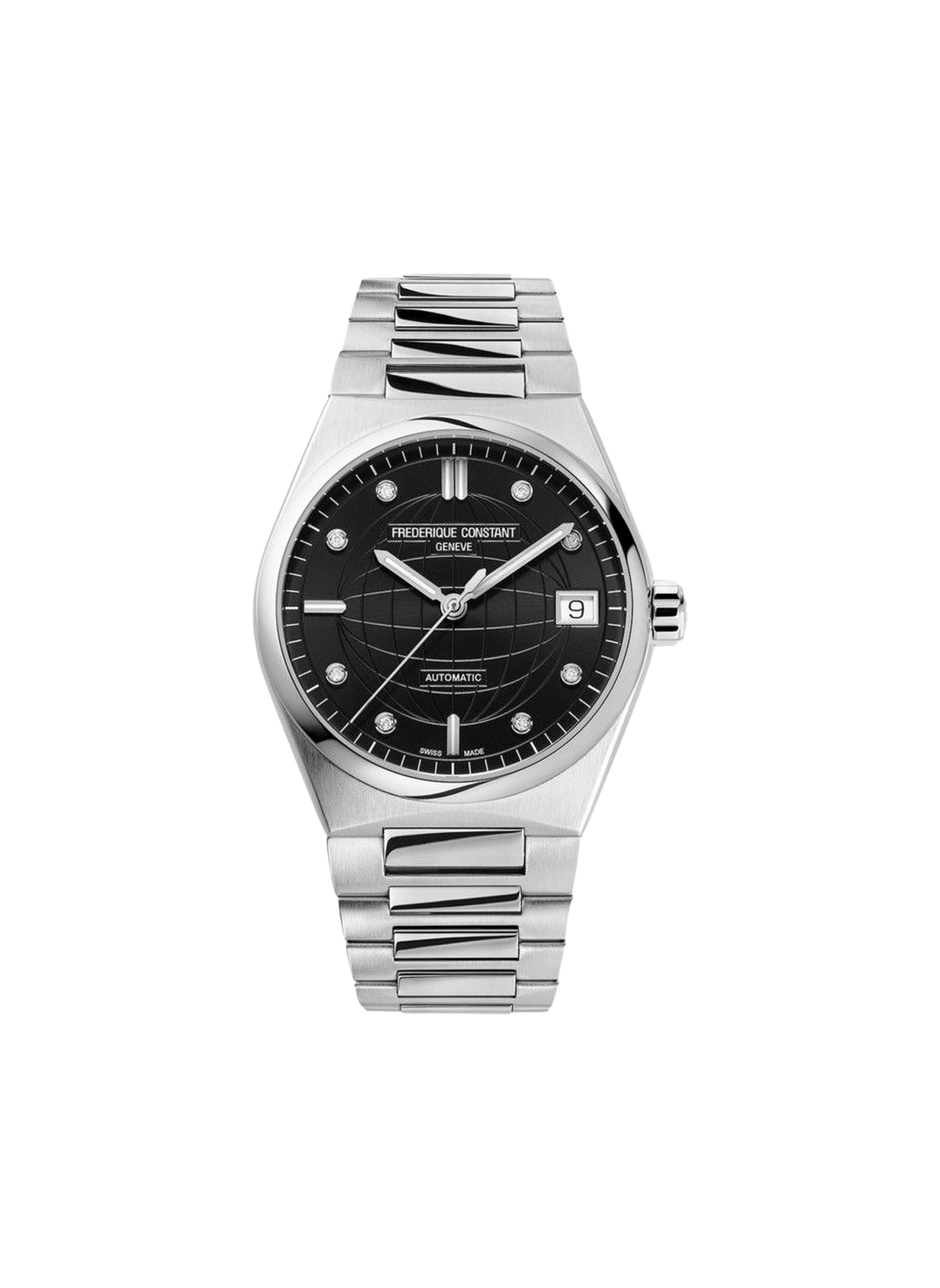 Montre Highlife Ladies Automatic en acier inoxydable FREDERIQUE CONSTANT Noir