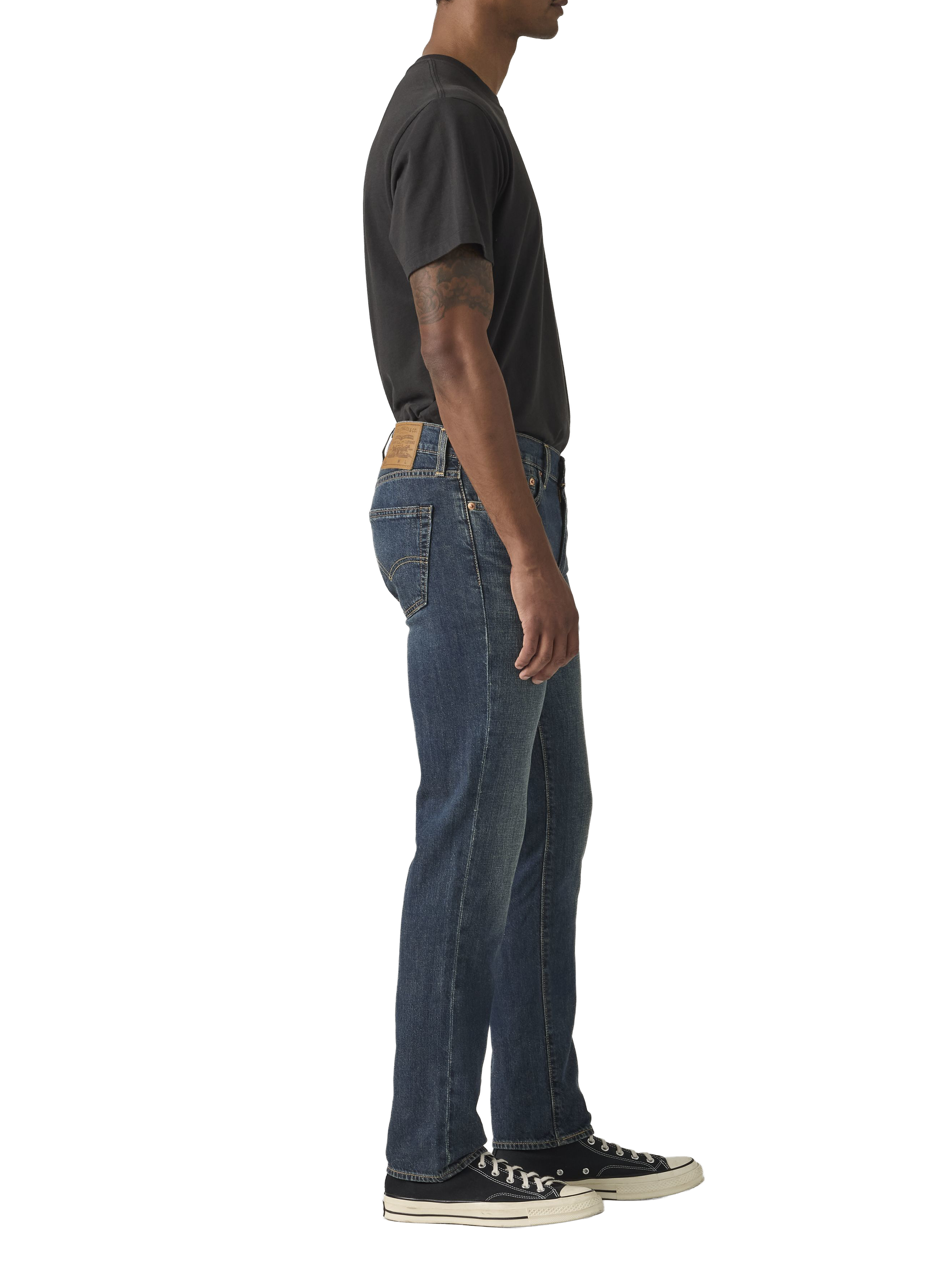 511 straight leg jeans in cotton and linen LEVI'S Blue
