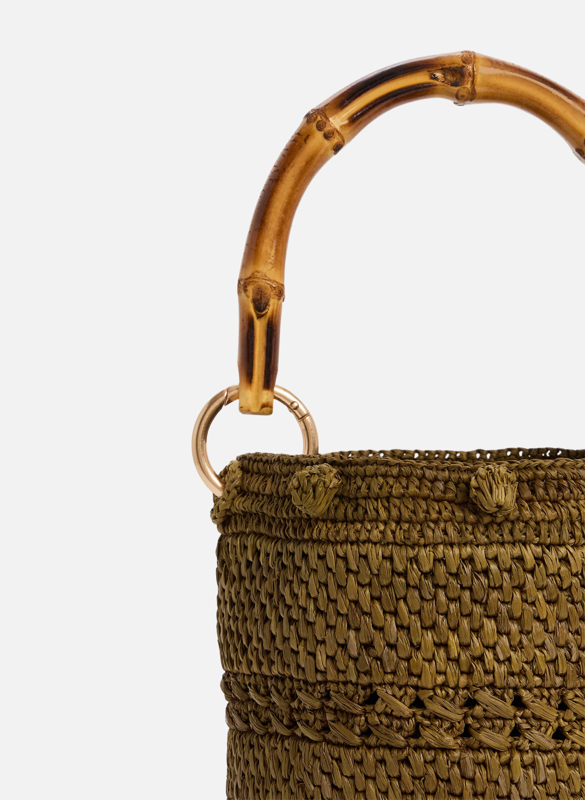 Petit sac seau VANESSA BRUNO Vert