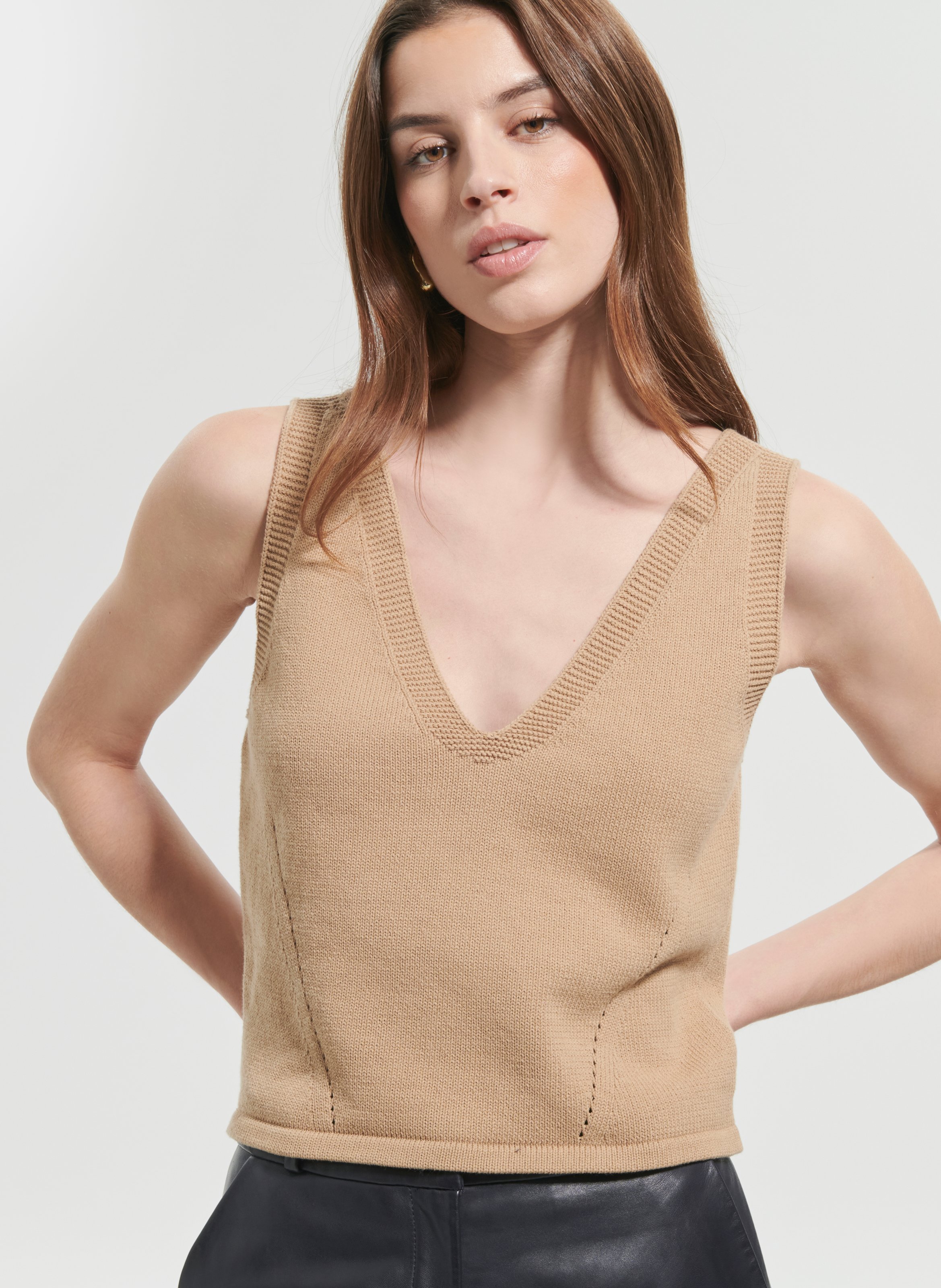 Pull  nadine ZAPA Marron