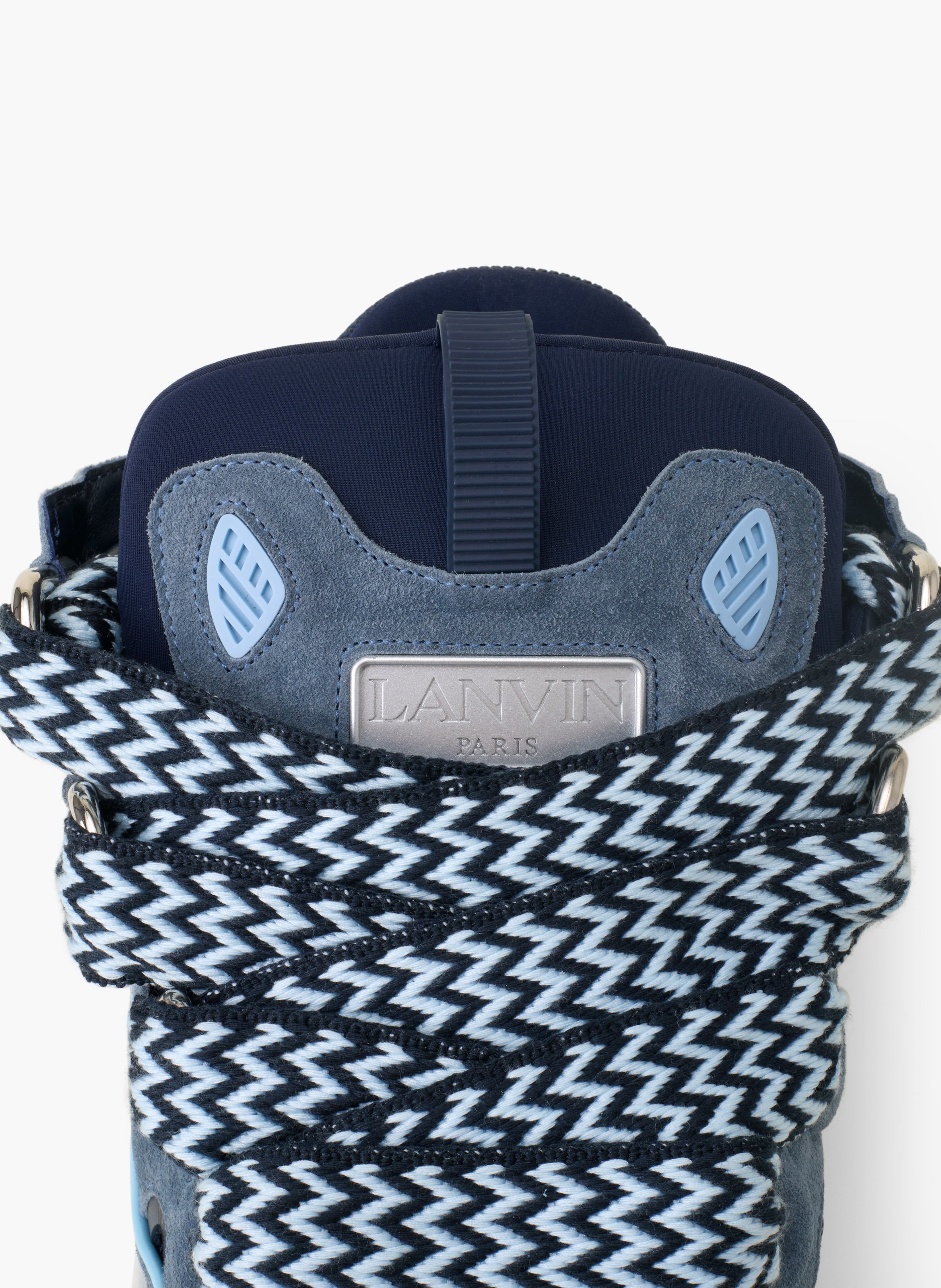 Sneakers curb en cuir LANVIN Gris