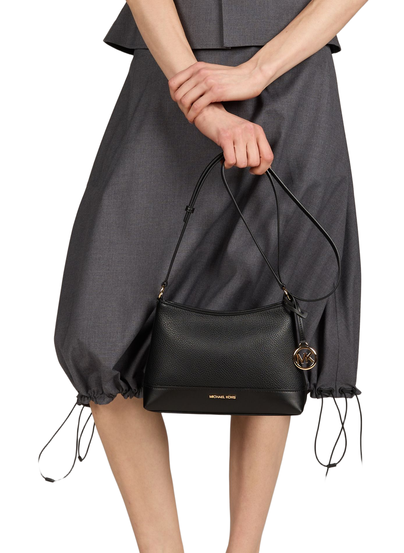 Sac à main Andie Small à logo MICHAEL KORS Noir