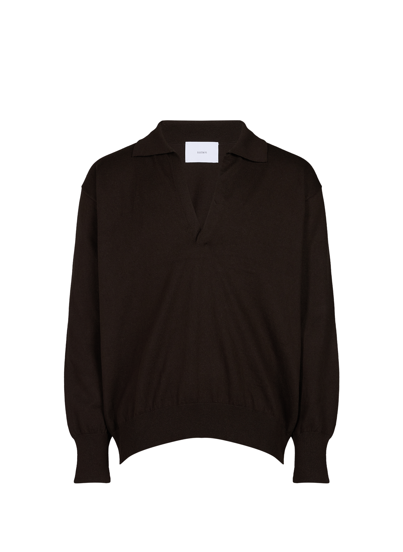 Cotton V-neck jumper SSSTEIN Brown