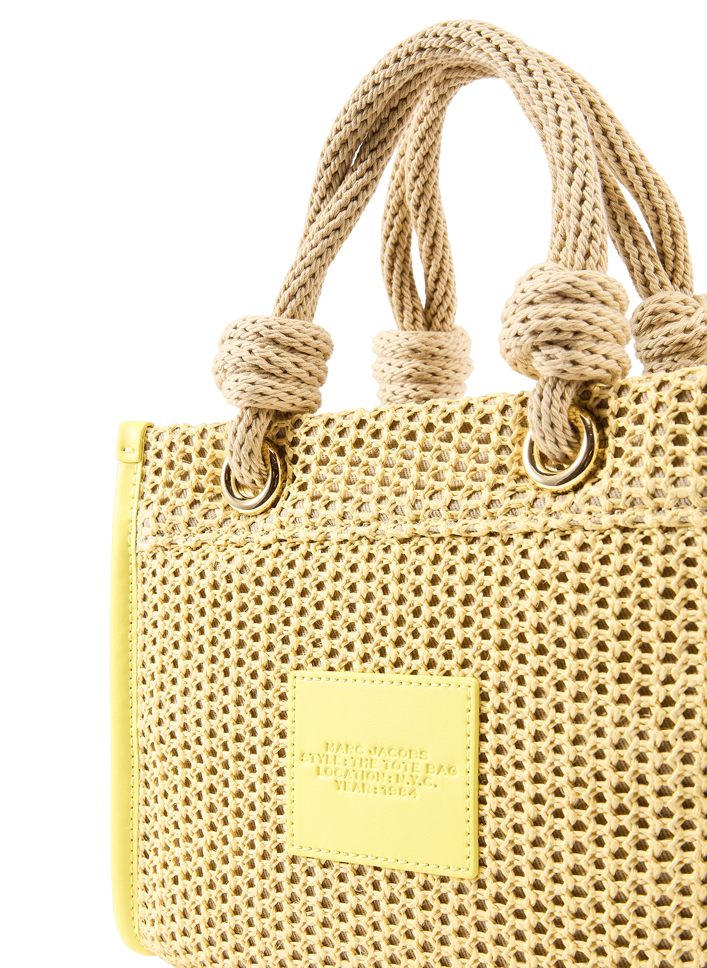 Tote bag crochet MARC JACOBS Beige