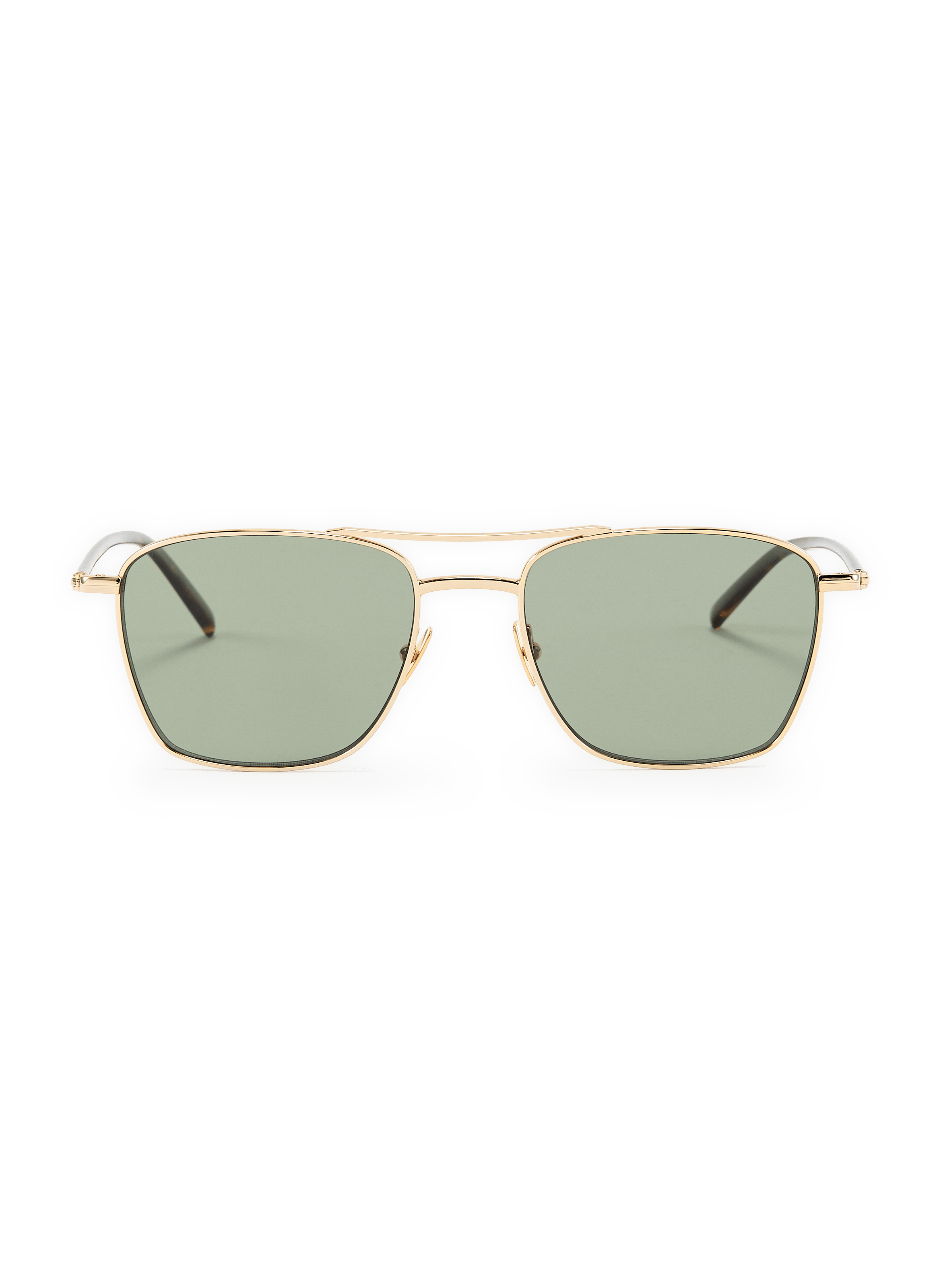 Metallic Sunglasses SAINT LAURENT Green