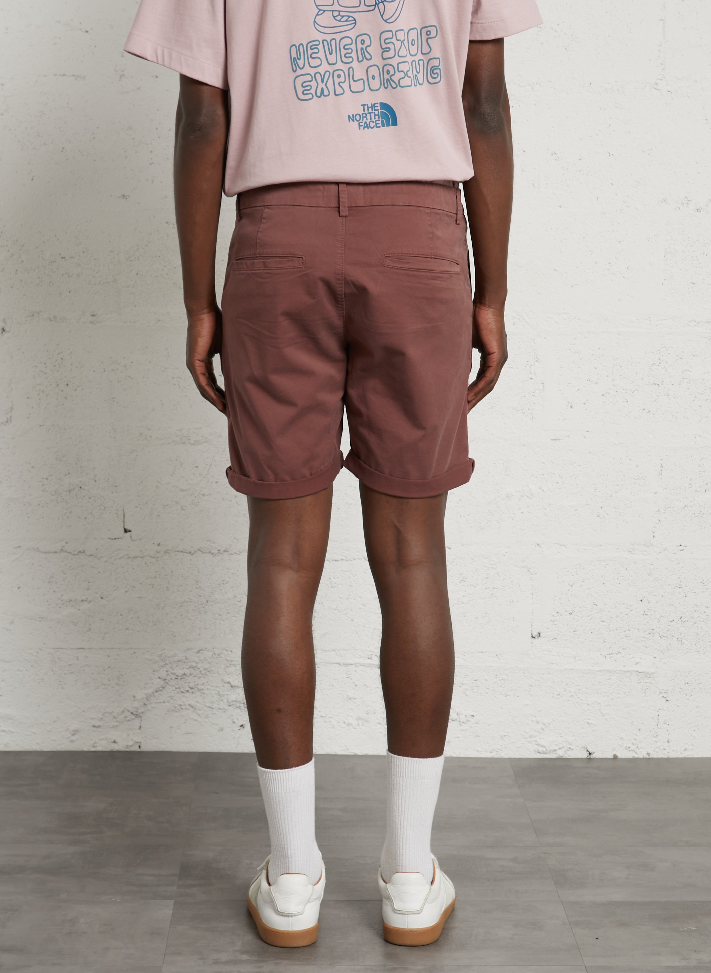 Bermuda en coton IKKS Marron