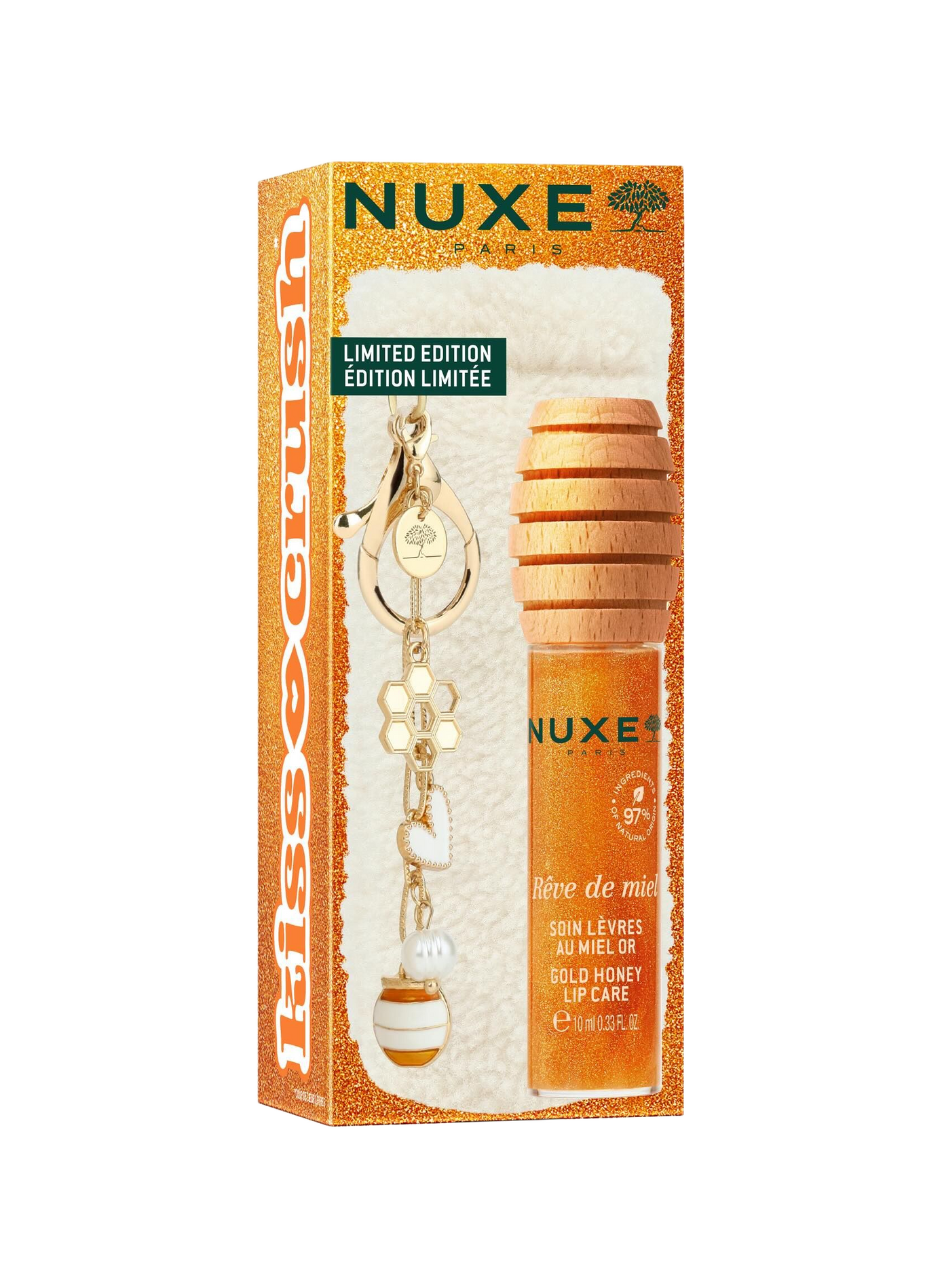 Lip Care Gold Honey Dream with case and charms NUXE No color