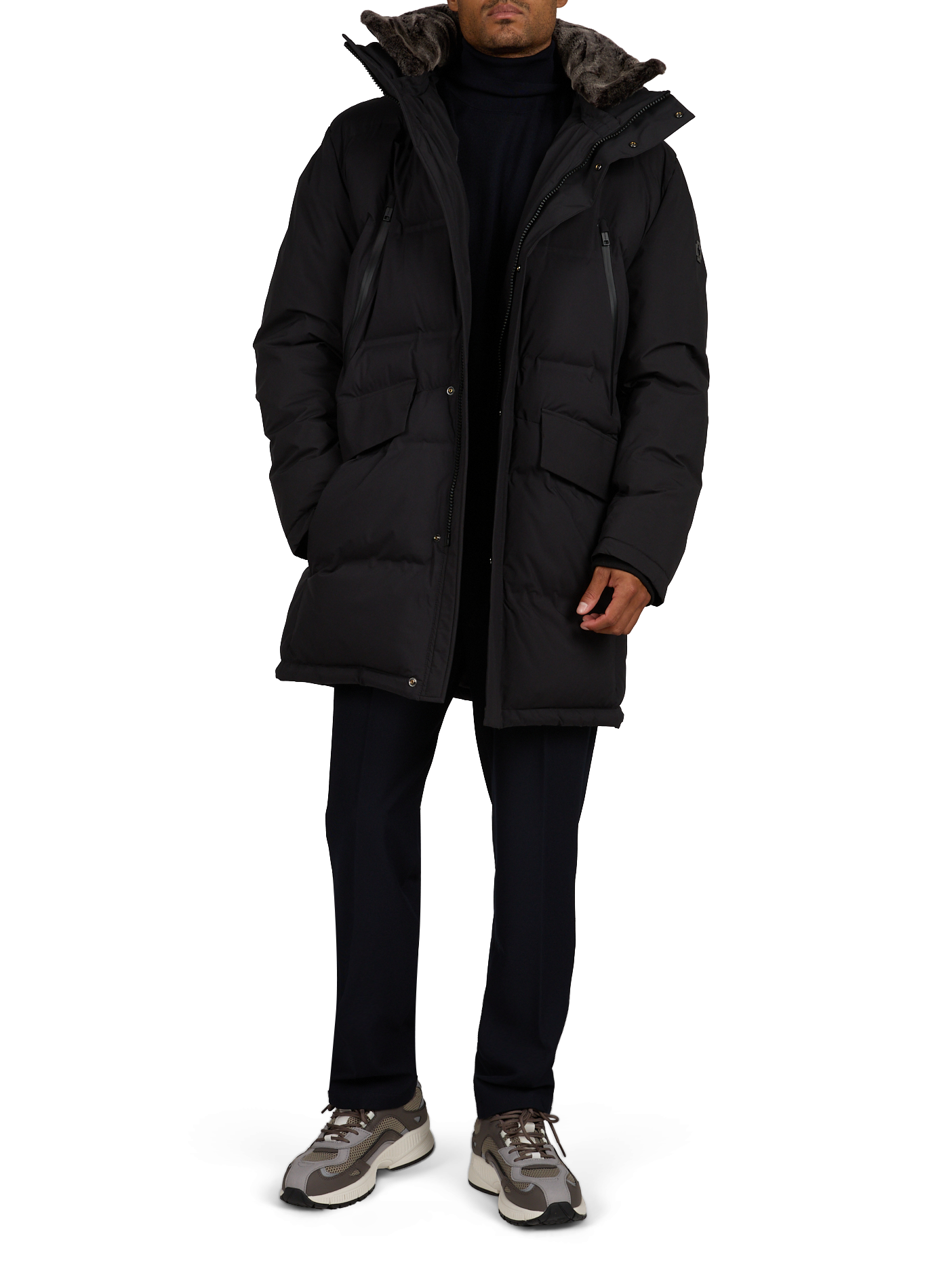 Parka ample col montant STRELLSON Noir