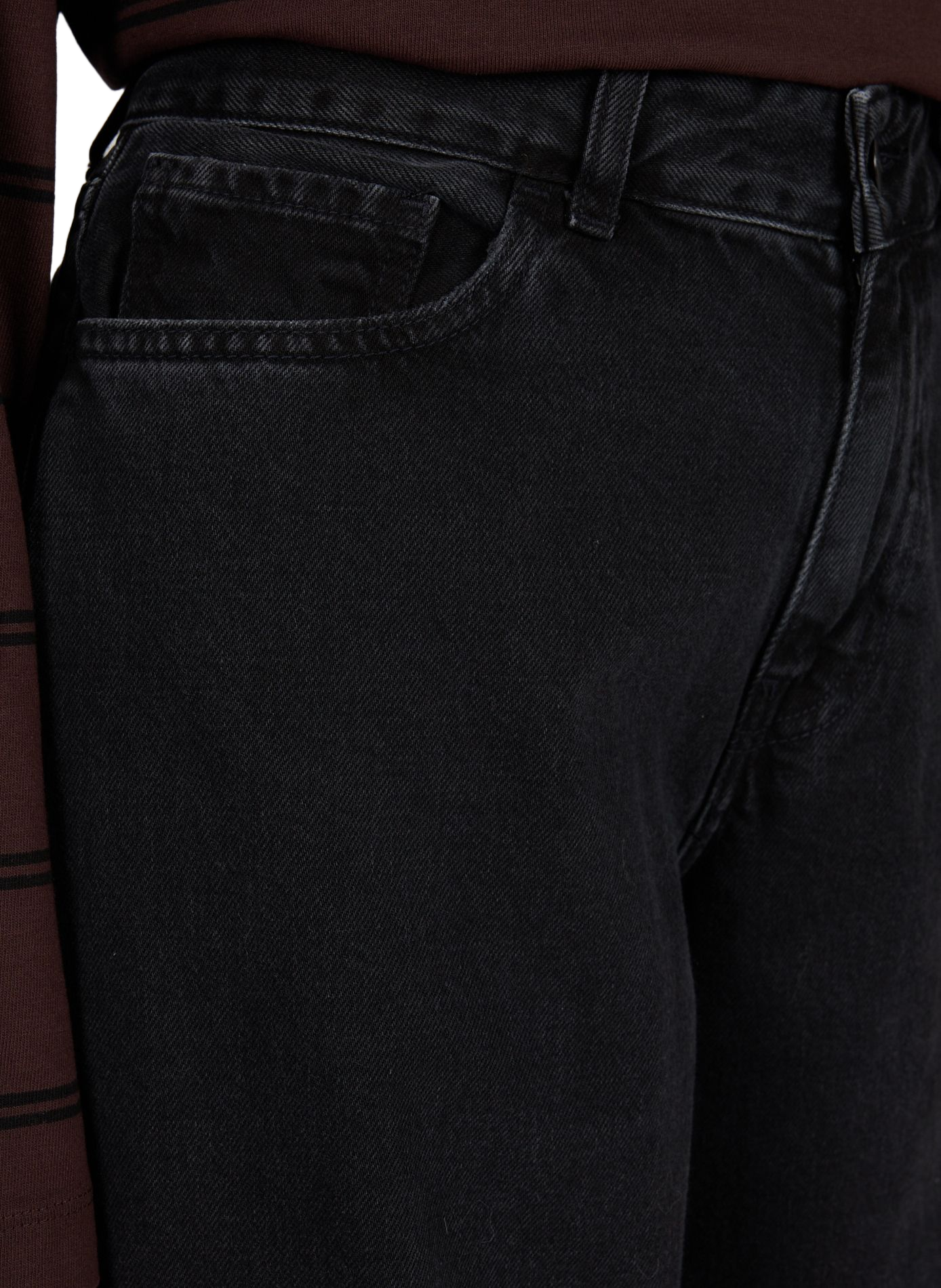 Weite gerade geschnittene Jeans CARHARTT WIP Blau