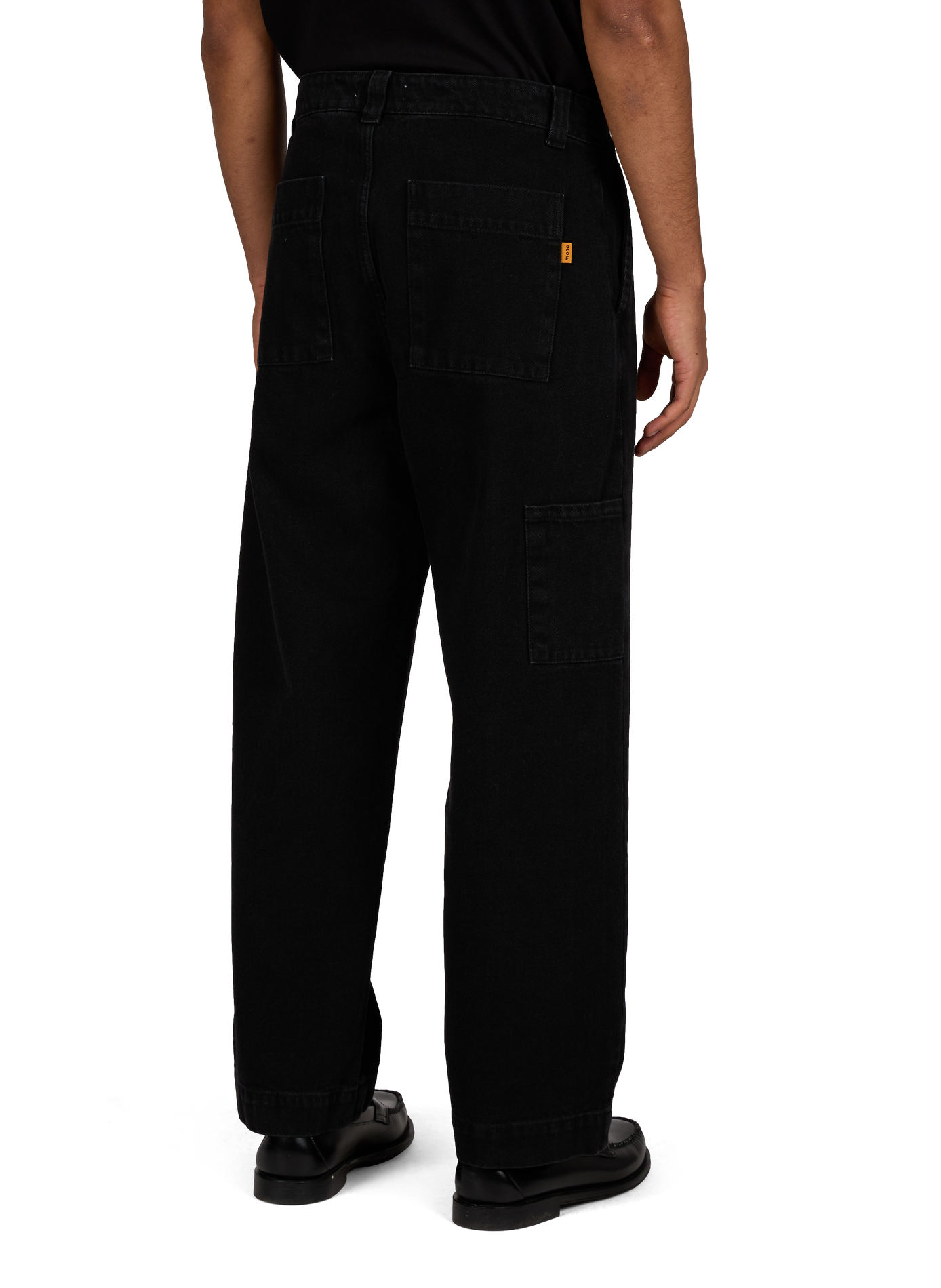 Jean droit en coton OLOW Noir
