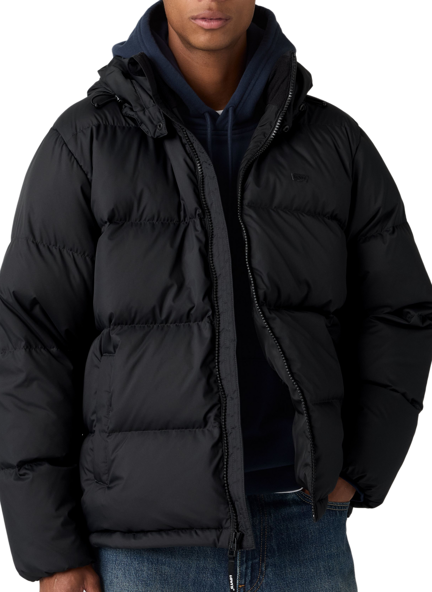 Daunenjacke mit Stehkragen LEVI'S Schwarz