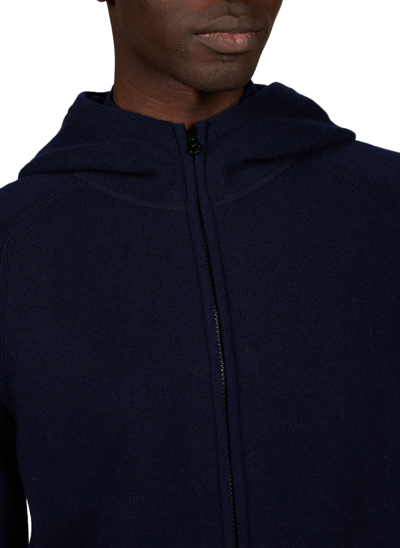 Kapuzenpullover aus Wollmischung CP COMPANY Blau