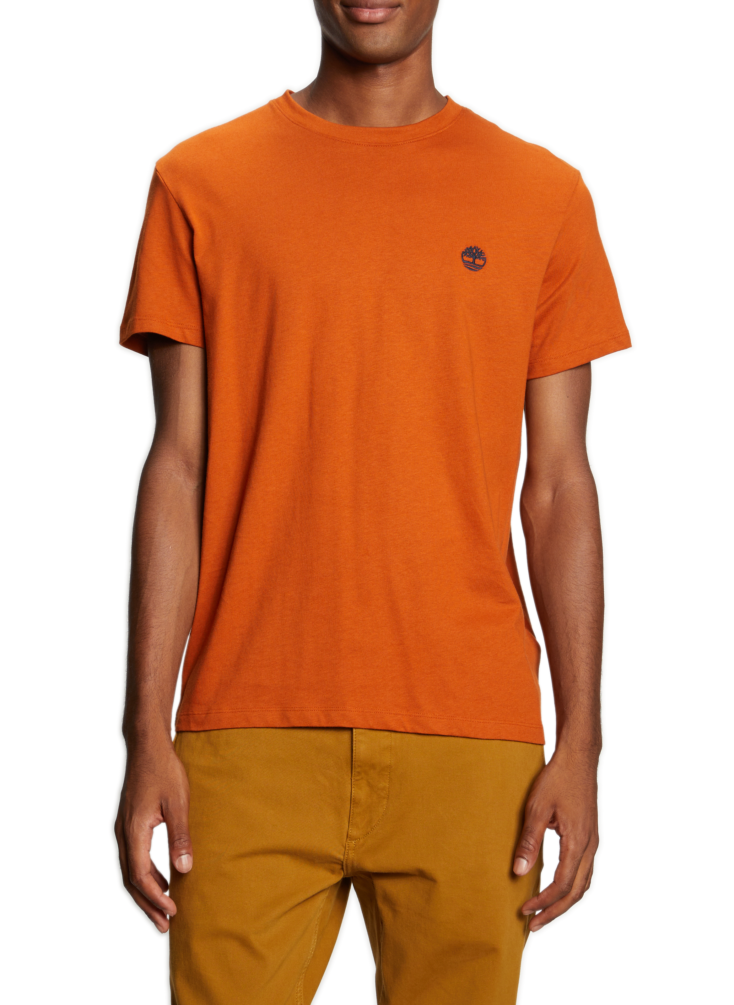 Baumwoll-T-Shirt TIMBERLAND Orange