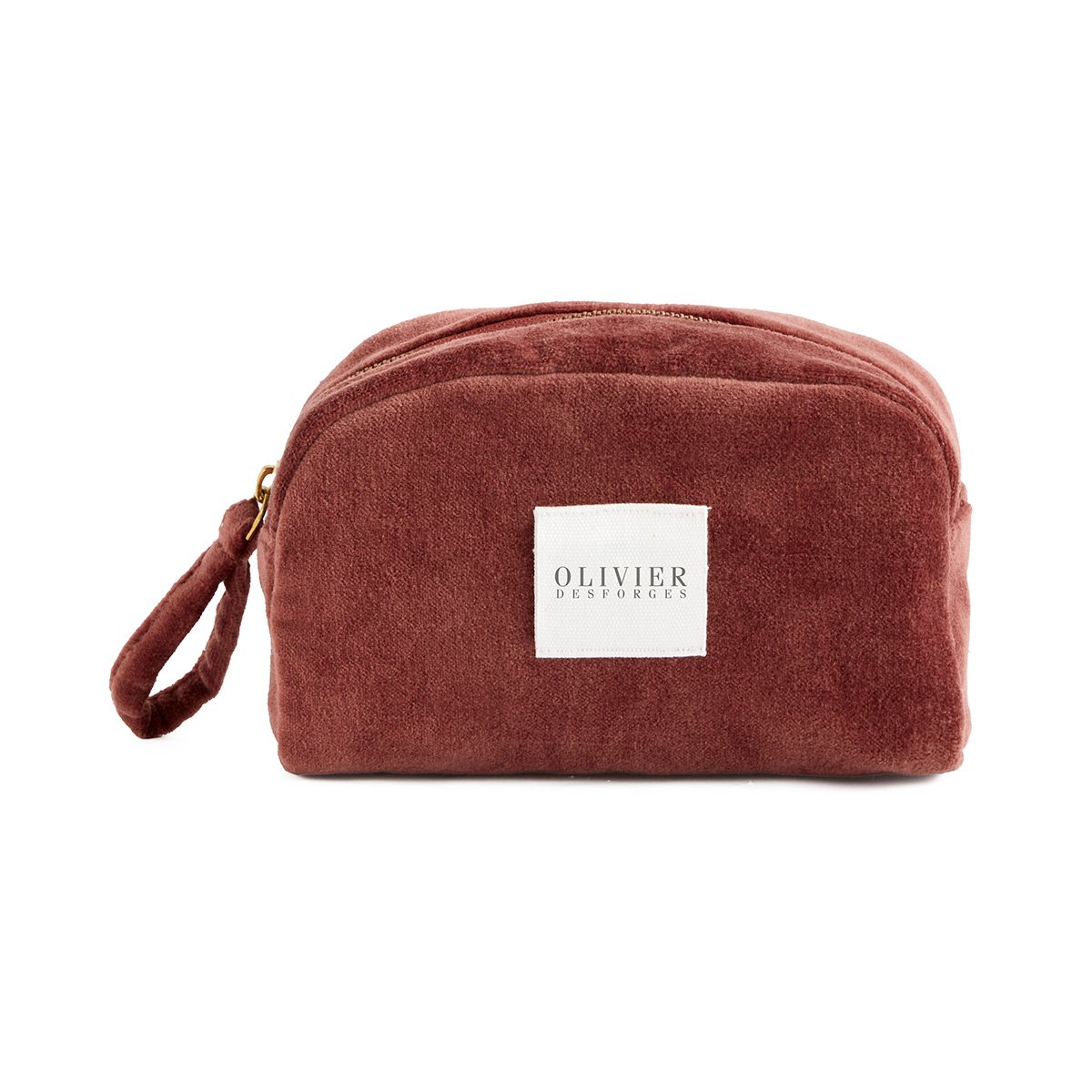 Trousse en velours, romy  Bruyere16 x 9 cm